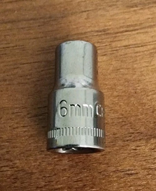 Craftsman 6mm Socket 6 Point 1/4″ S-AC 43502