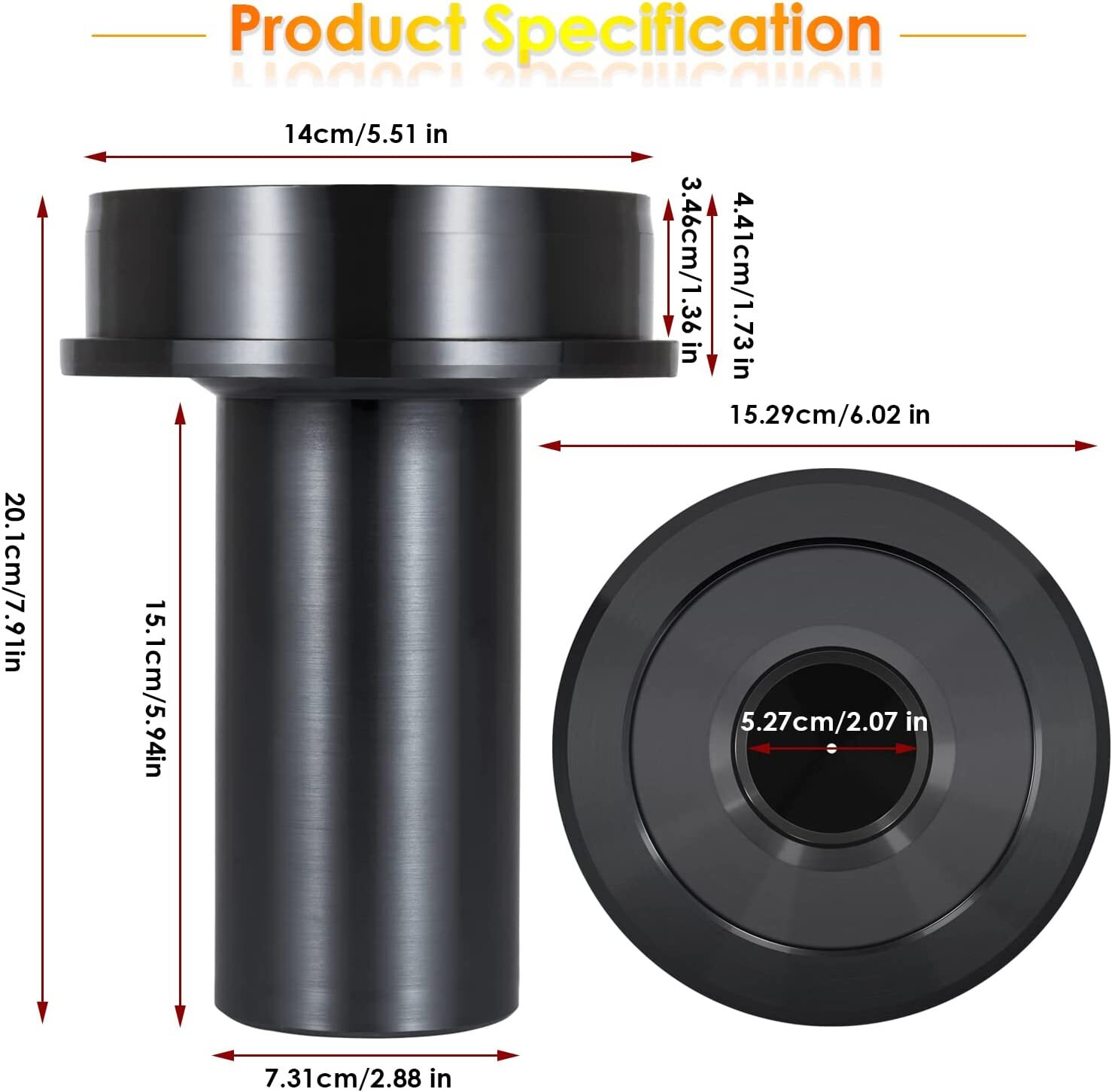 Wheel Knuckle Vacuum Oil Seal Installer Tool Similar to OTC 6697 for Ford F-250