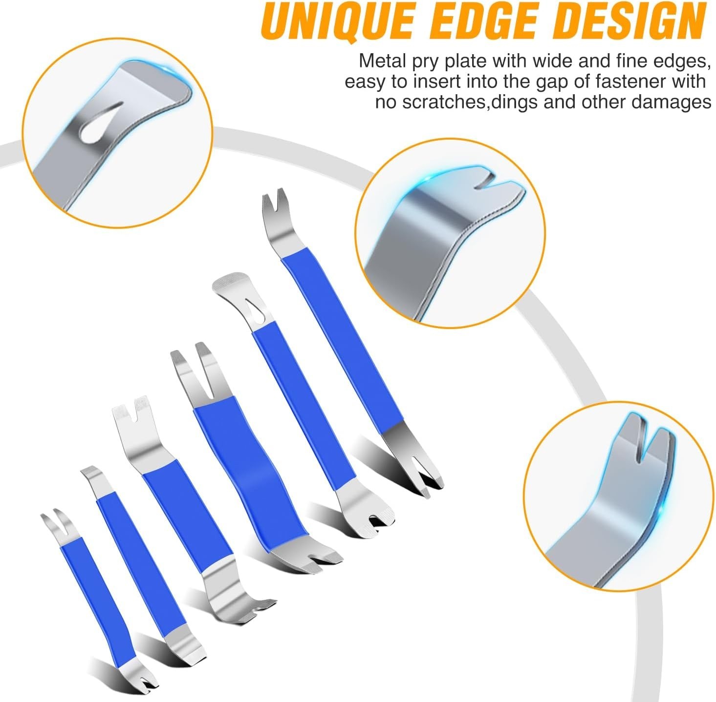 11PC Trim Removal Tool Kit – Ergonomic Metal & Nylon Set for Easy Auto Repairs