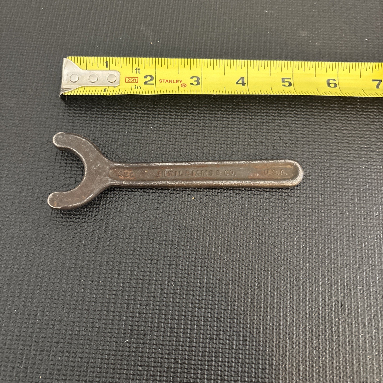 Vintage J.H. WILLIAMS #420, Double Pin Spanner Wrench 1-1/4″