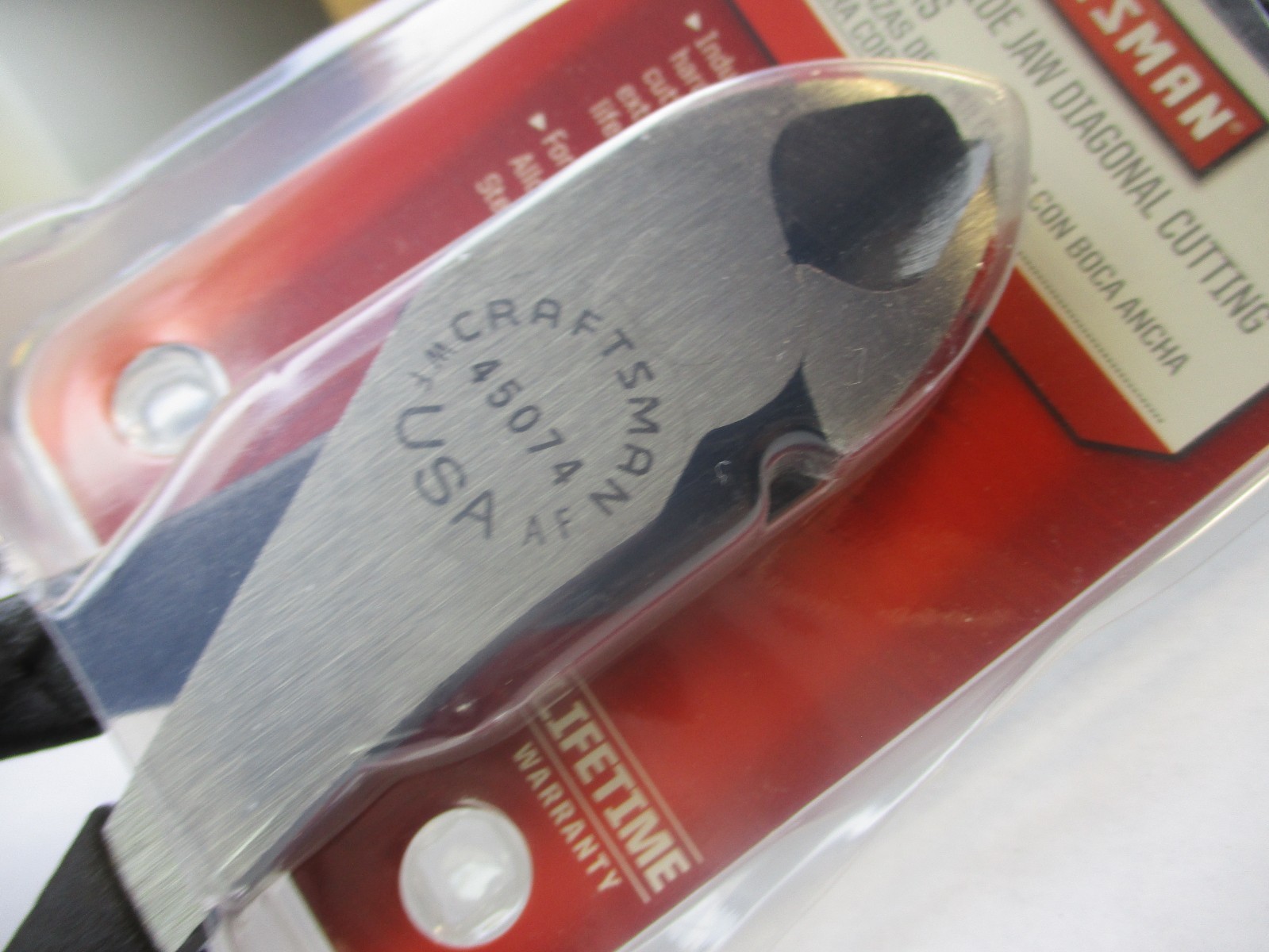 Craftsman 45074 7″ Wide Jaw Diagonal Cutting Pliers Made in USA New