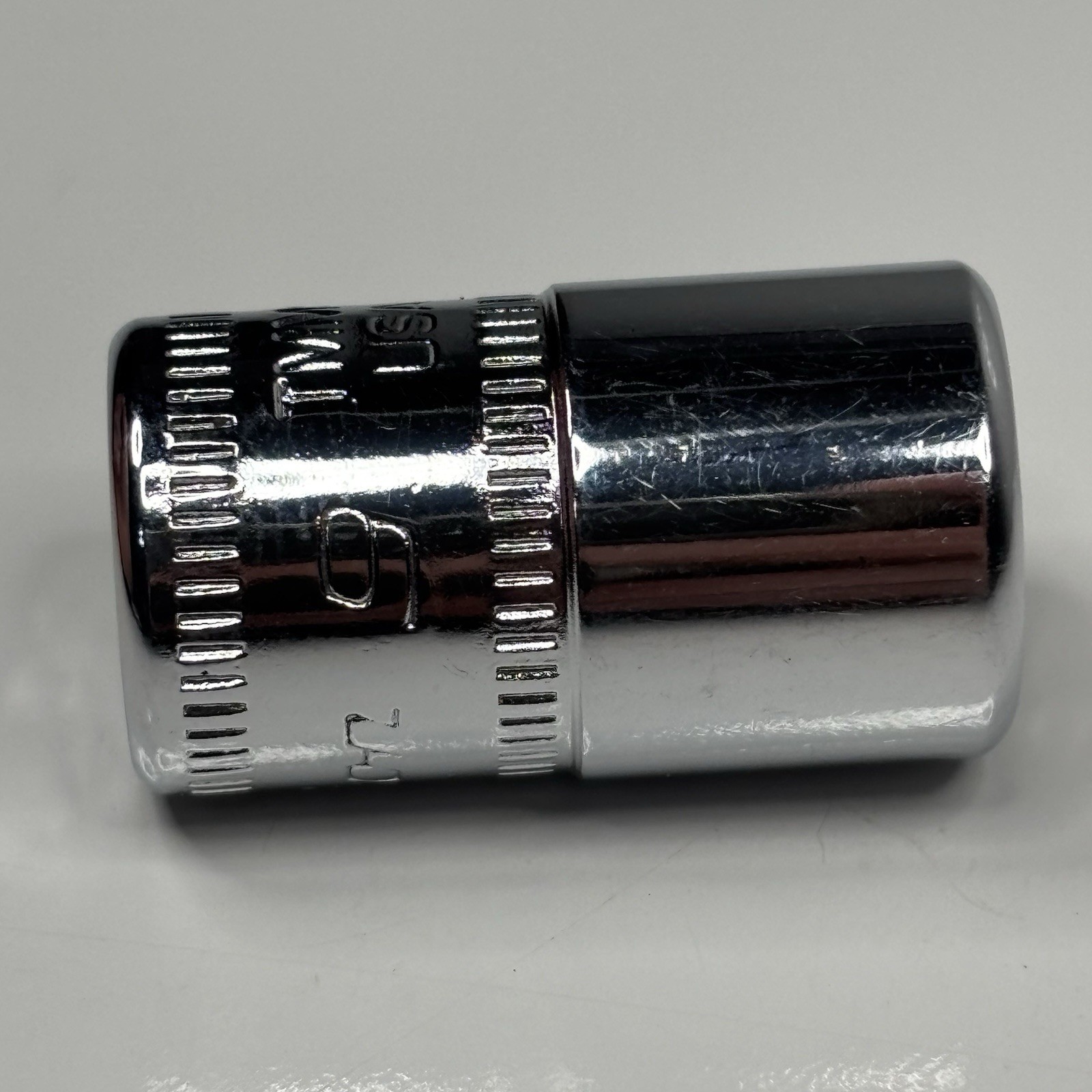 Snap On Tools TMM9 1/4 Dr 6Pt Metric 9mm Flank Dr Shallow Chrome Socket USA 2001