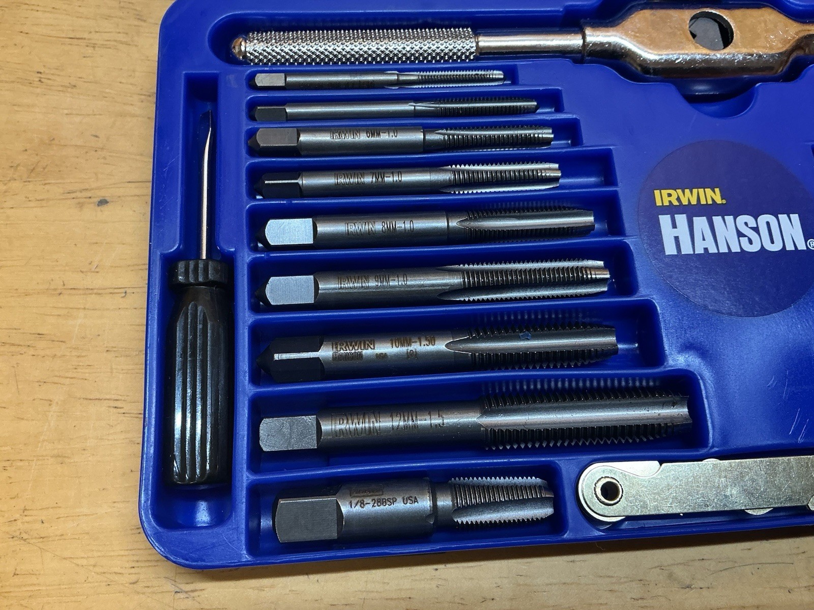 Irwin Hanson 26317 41 Pc. Metric Hex Tap & Die Set (3mm-12mm)