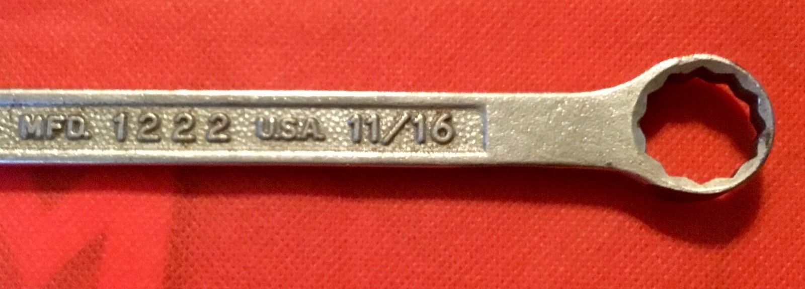 PLVMB PLOMB PLUMB 11/16″ Combination Wrench 12 Point #1222 USA! Vintage!