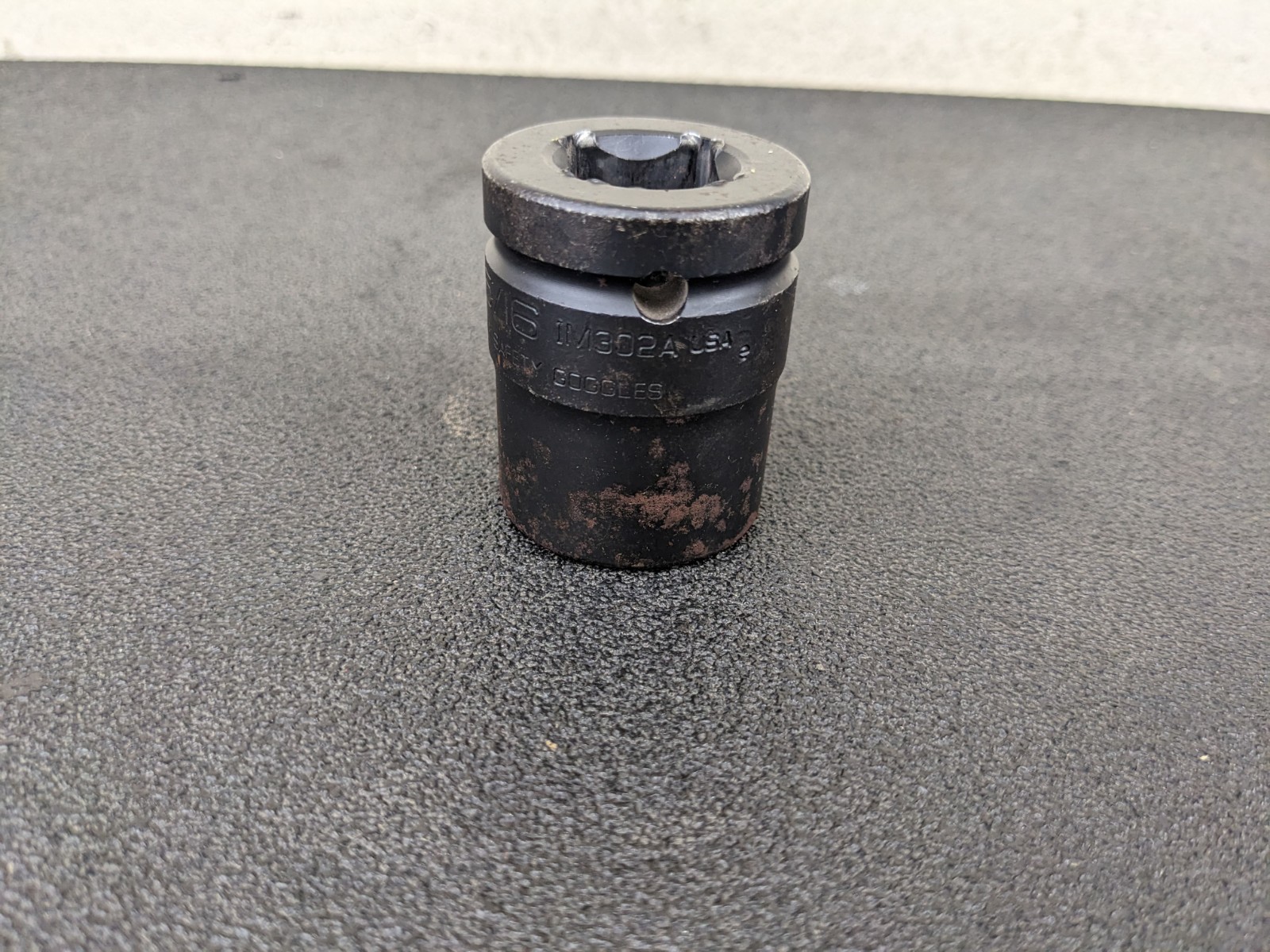 #bo976 Snap On Tools IM302A 15/16″ SAE Impact Socket 3/4″ Drive 6 Point USA