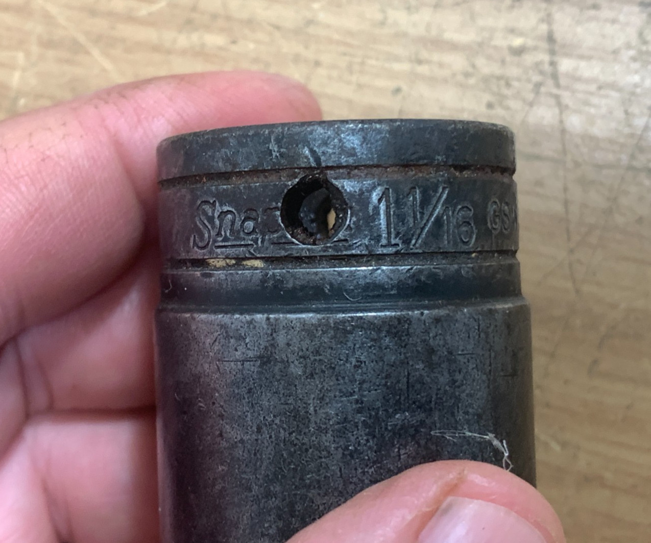 (6) Snap-On Shallow Socket 1/2″ Drive 12 Pt 1 1/16 1″ 15/16 13/16 11/16, 5/8 USA