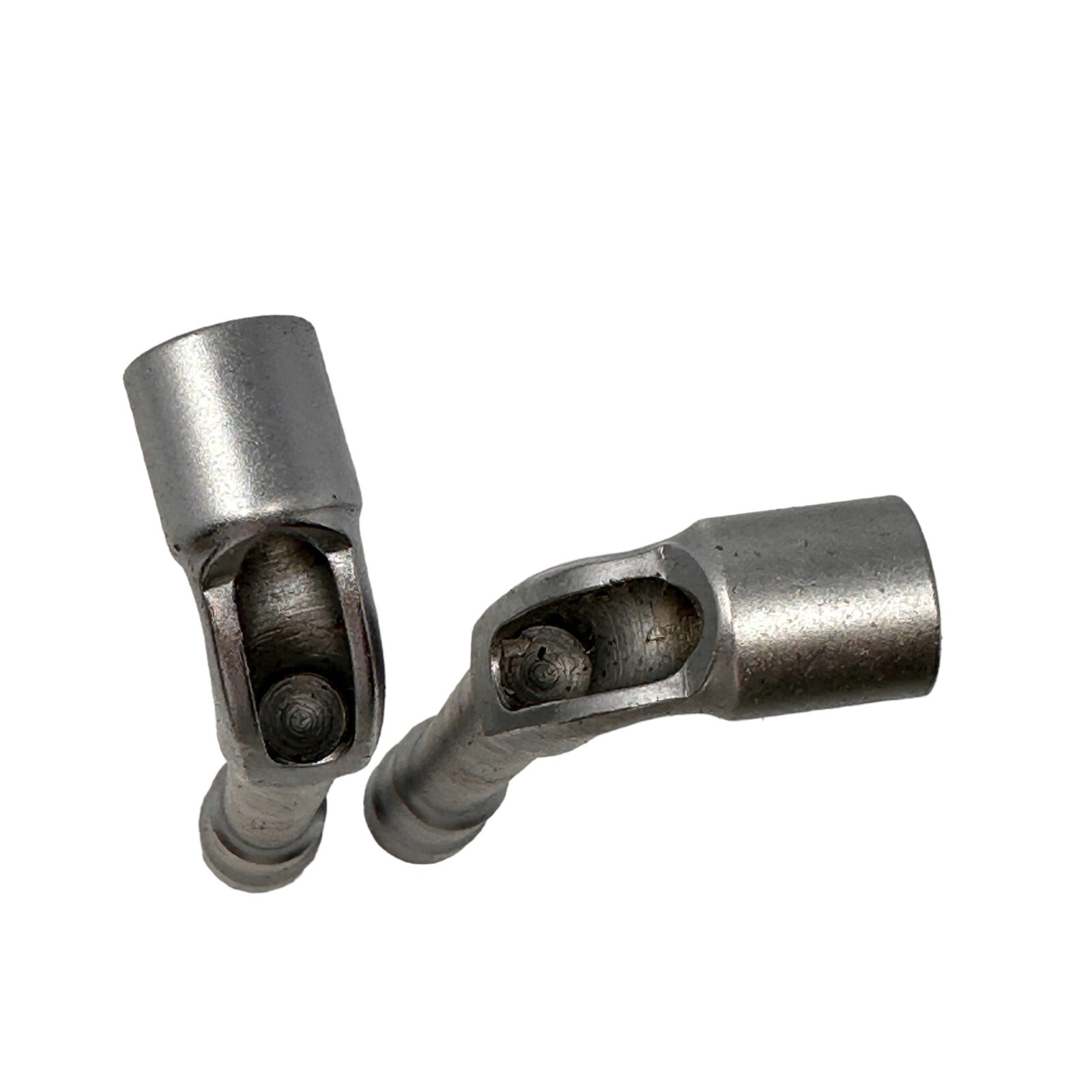 Lot of 2 L-Shaped Hex Socket Wrench Angled Lug Nut Tool Hollow Through-Hole 12