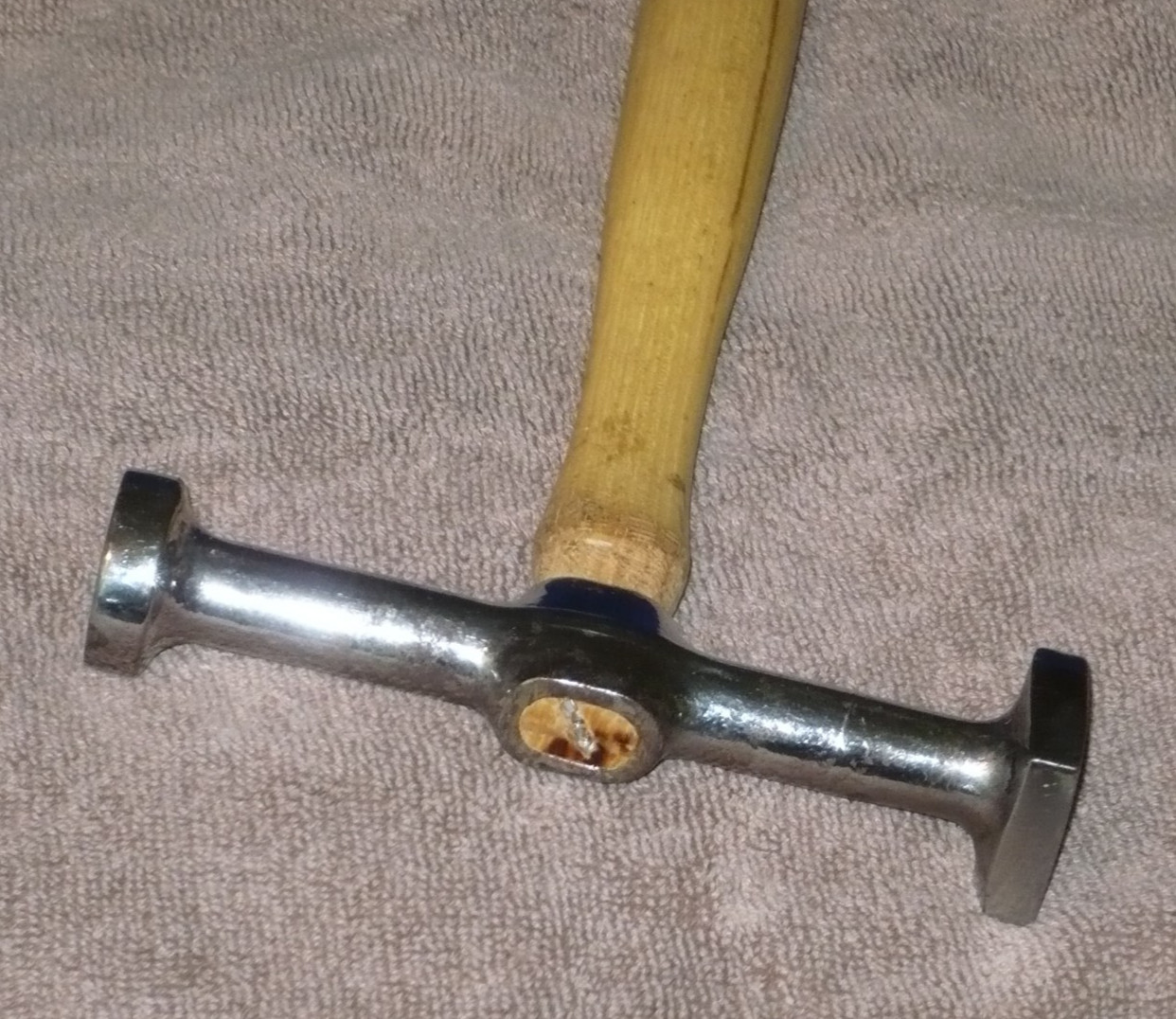 Auto Body/Metal Worker’s Square/Round Flat Face 11-3/4″ Shrinking Hammer