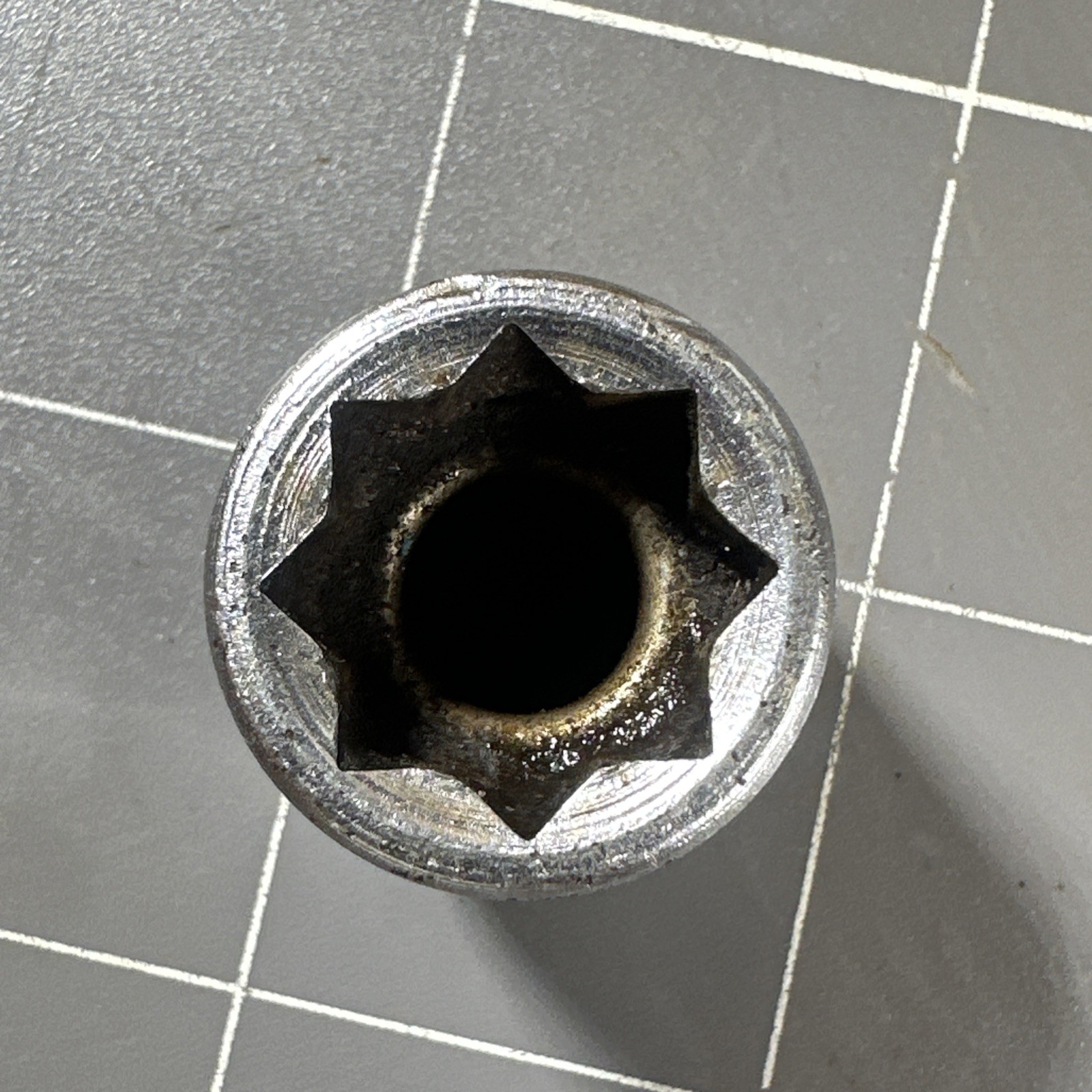 Snap On Tools 3/8″ Drive 1/2 Sae 8 Point Double Square Chrome Socket F-316 USA