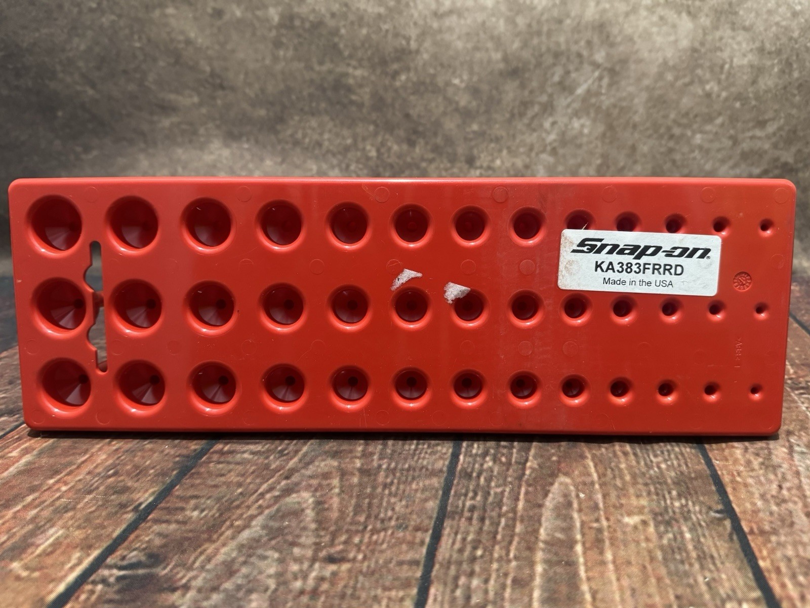Snap On Socket Tray Set – Three Row Post – Metric & SAE – KA383METBK / KA383FRRD