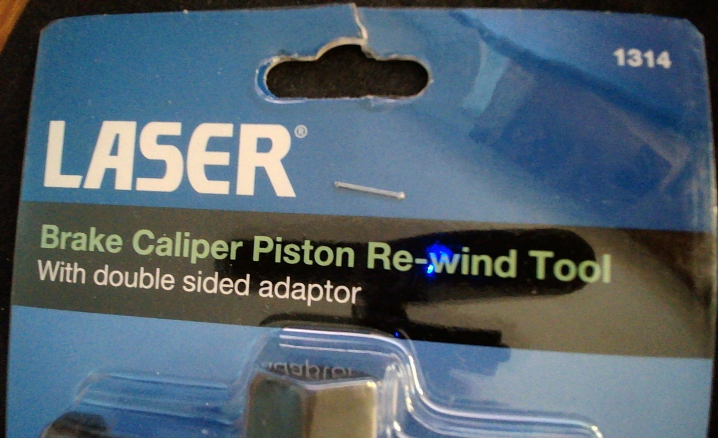 LASER TOOLS Brake Caliper Piston Re-wind Tool. Double Sided Adaptor. 1314. New
