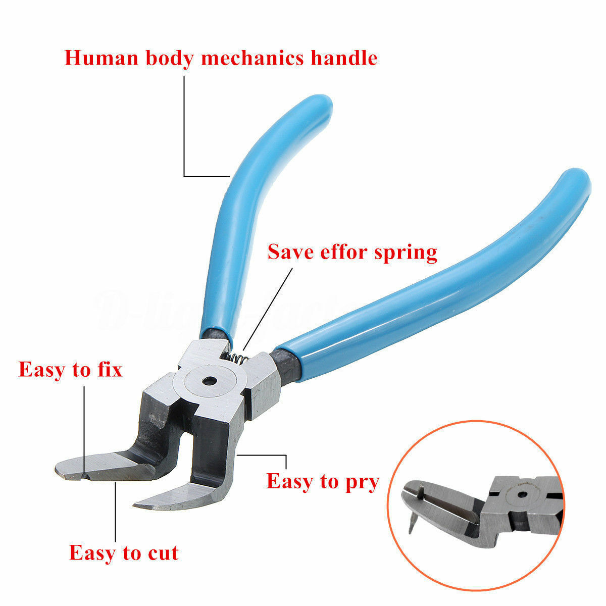 Car Push Pin Retainer Fastener Rivet Trim Clip Cutter Puller Pliers Removal Tool