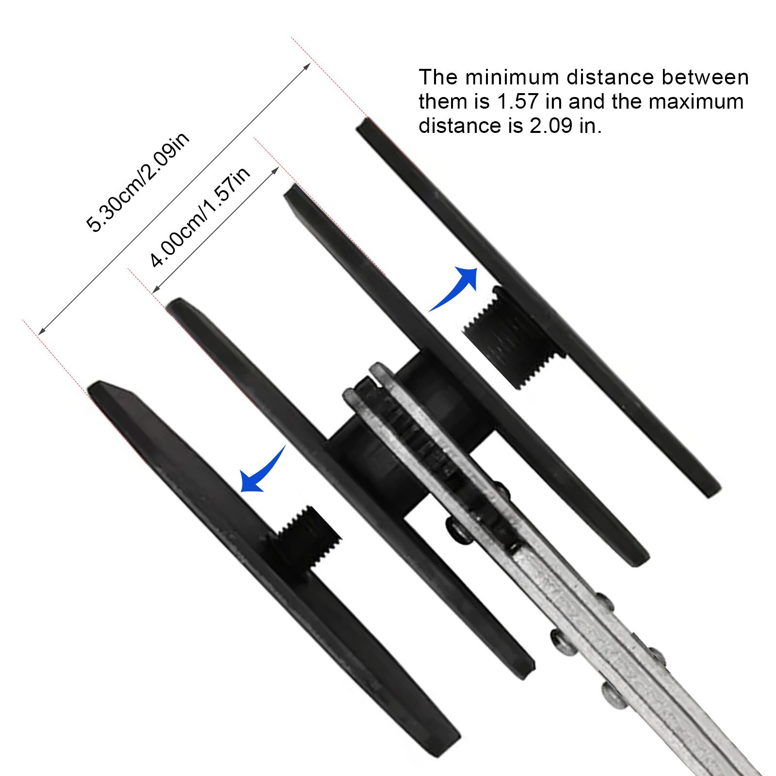 Brake Caliper Compression Tool Brake Caliper Tool Spreader with 2 Hangers