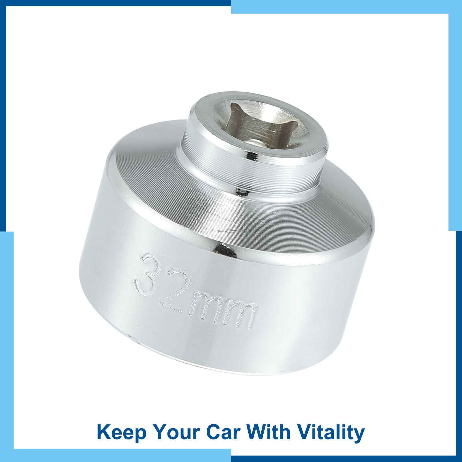 32mm Oil Filter Wrench Cap Socket Remover Tools for GM for Pontiac for Chevrolet