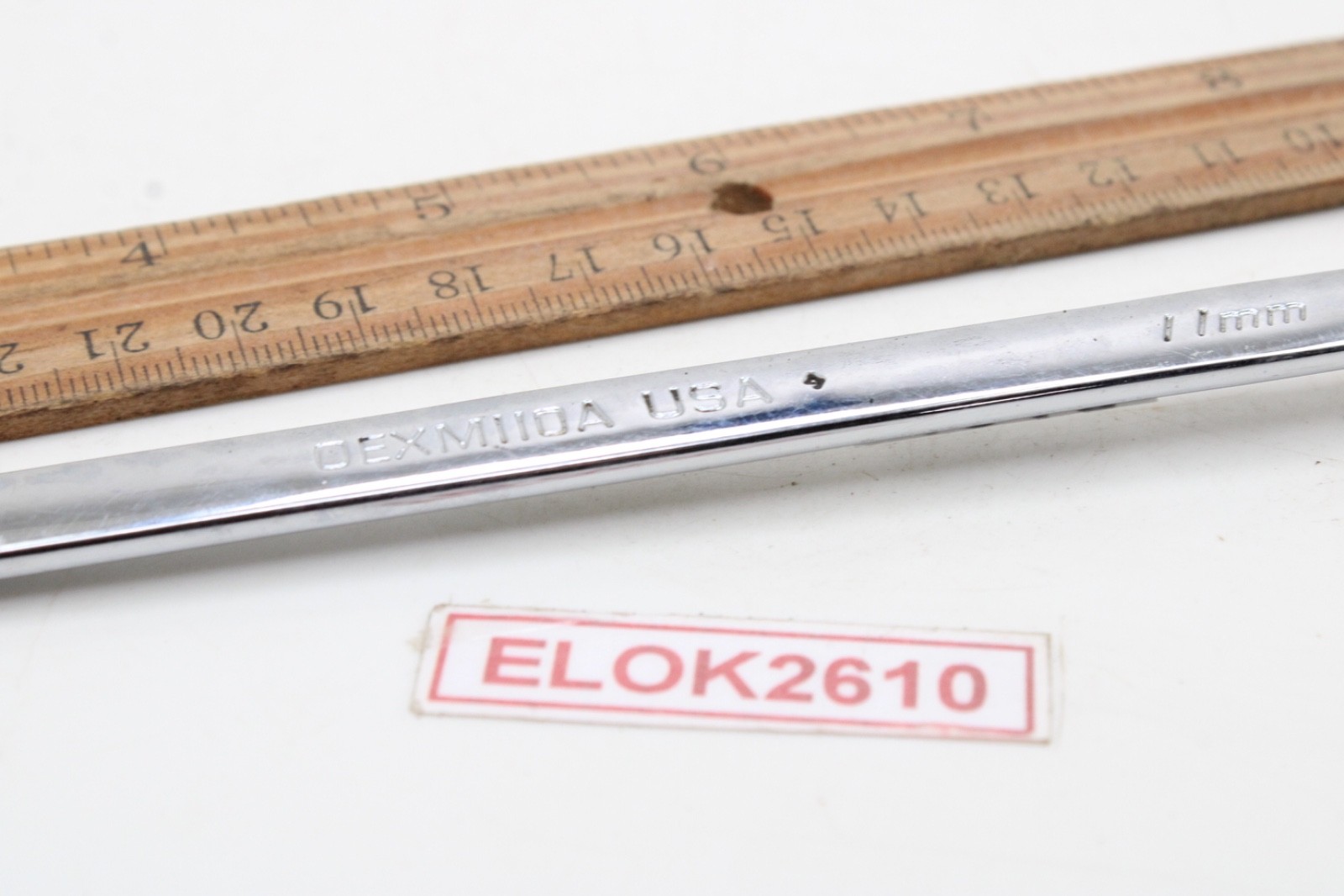 Snap-on OXEM110A 11 mm 12 Point Metric Flank Drive Combination Wrench 7.25″ USA