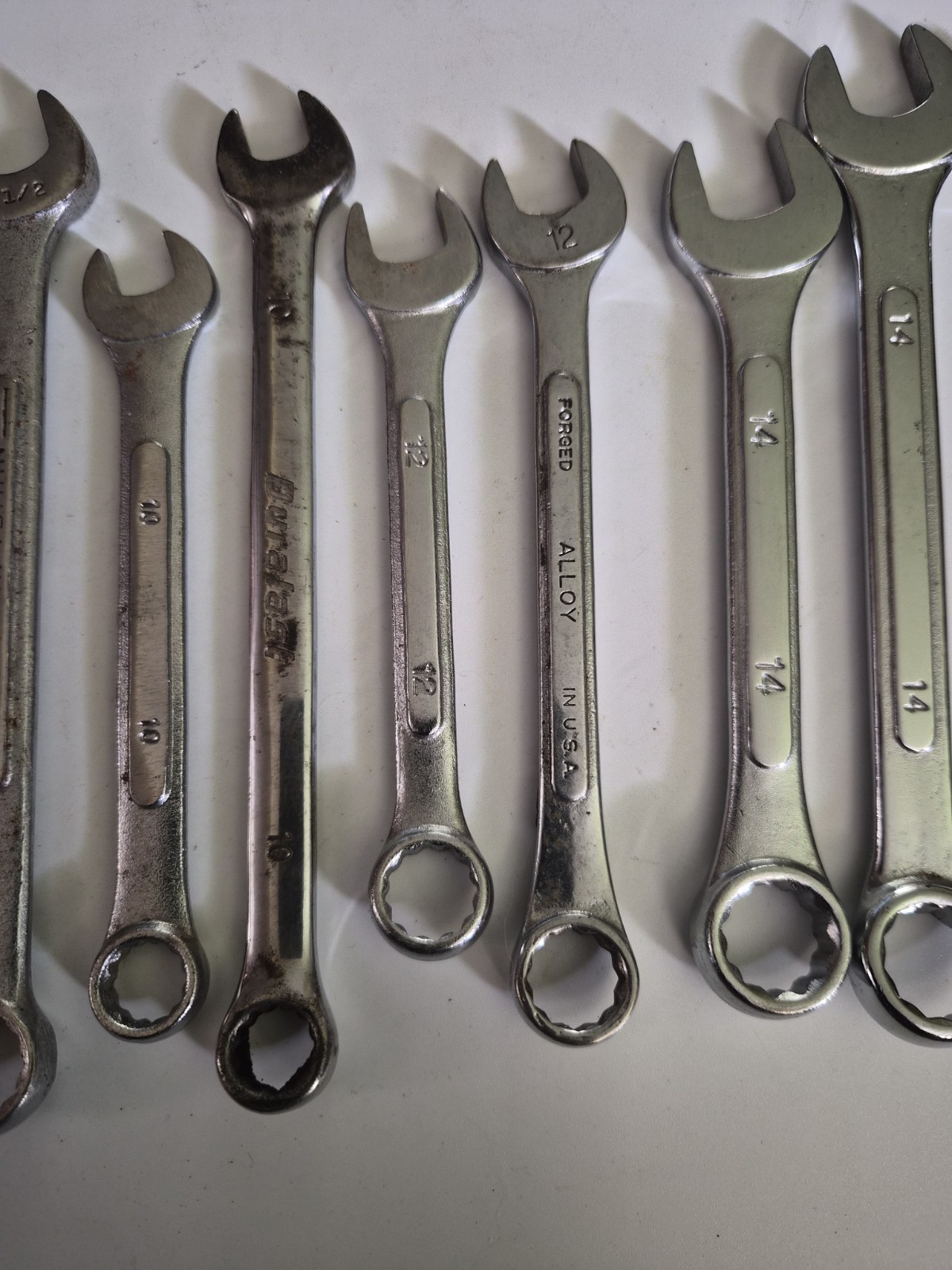 Wrench Bundle, Various Brands And Sizes SAE And Metric
