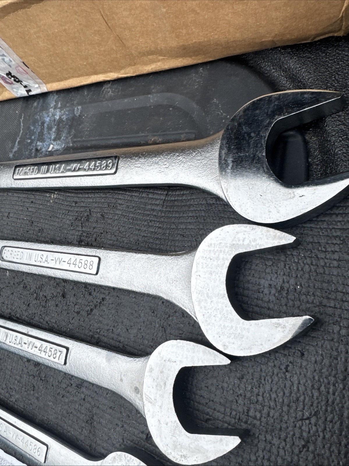Sears Craftsman USA Nos Catalog only Double Open End Wrench Set 43090 5pc Jumbo