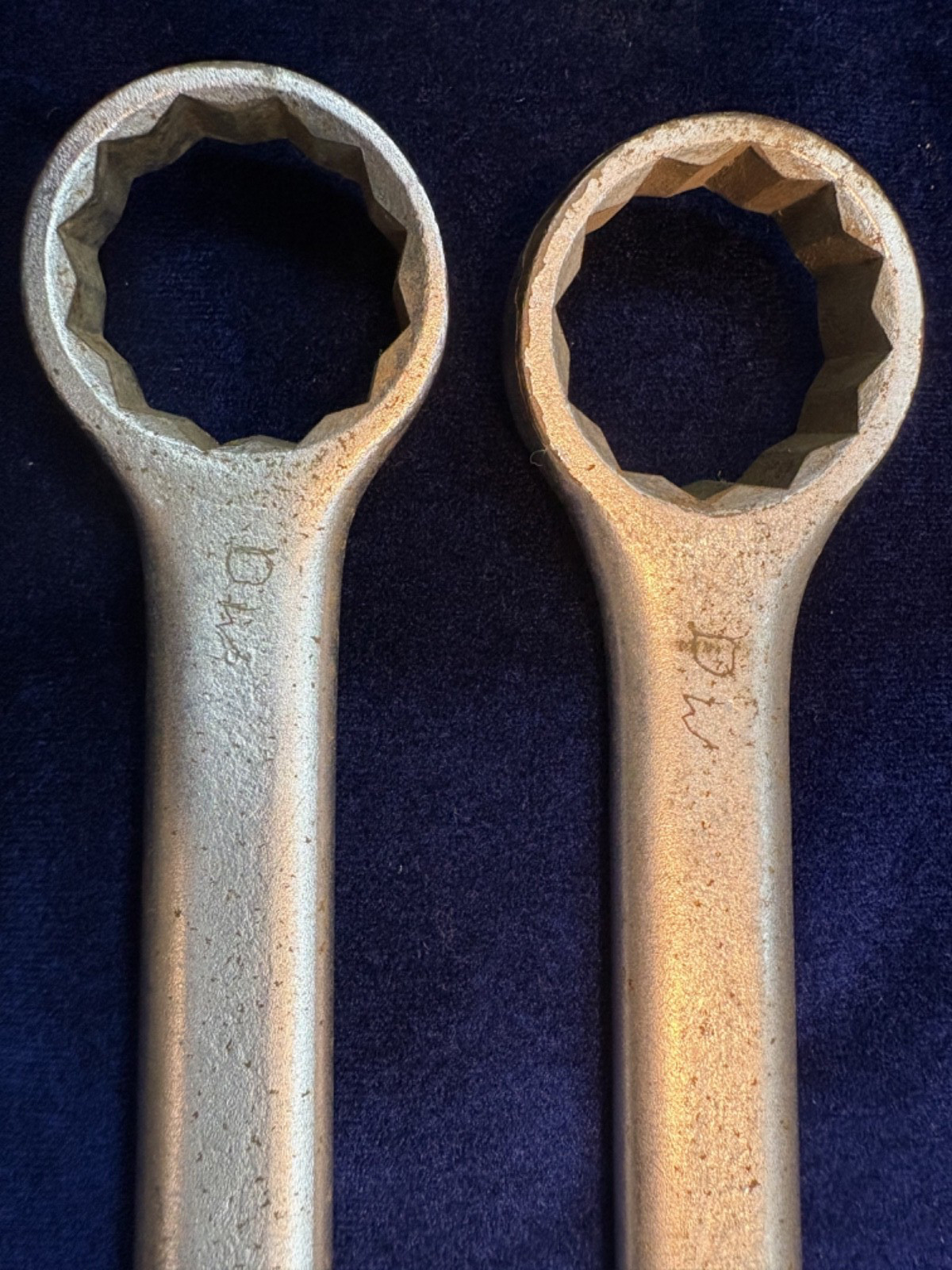 (2) Two Proto 1-1/4″ x 1-5/16″ SAE Box End Wrench 1155 Satin Made in USA