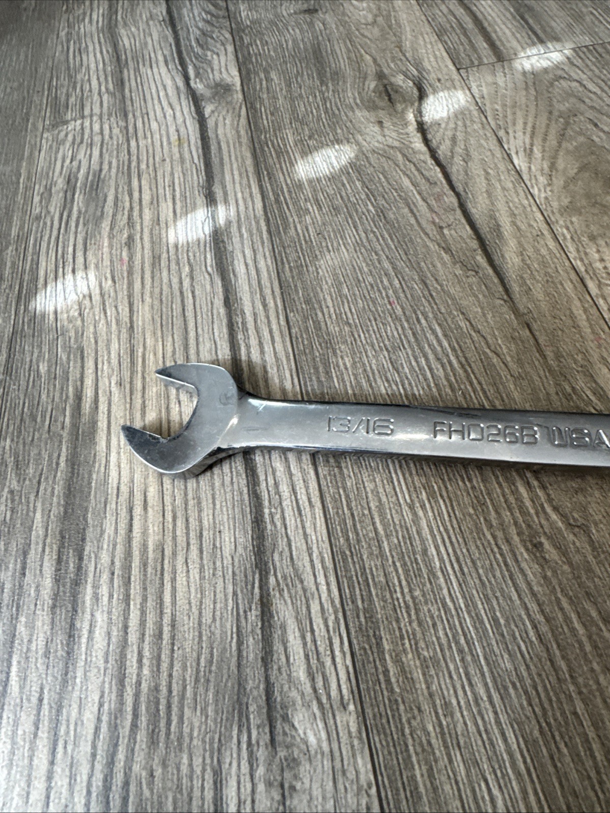 Snap-on 3/4 FH026B Point Combination Flex Head Open End Wrench