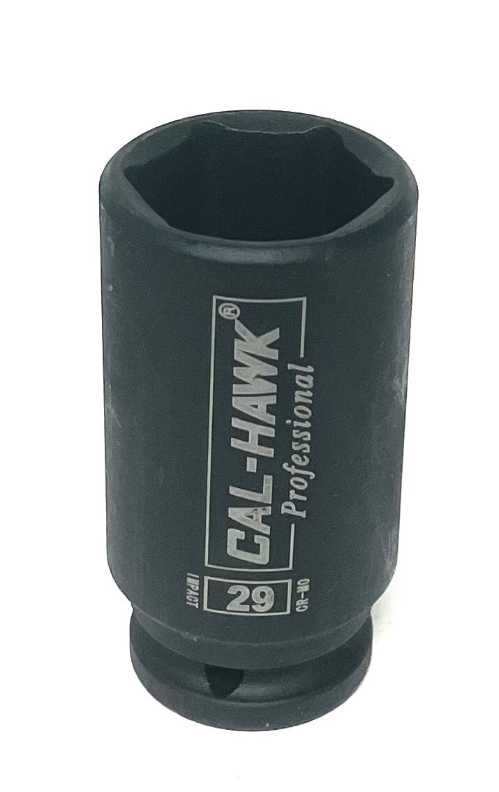 29MM x 1/2″ Dr Deep Impact Socket 6-Point, Made of CR-MO and Taiwan, BSSM429