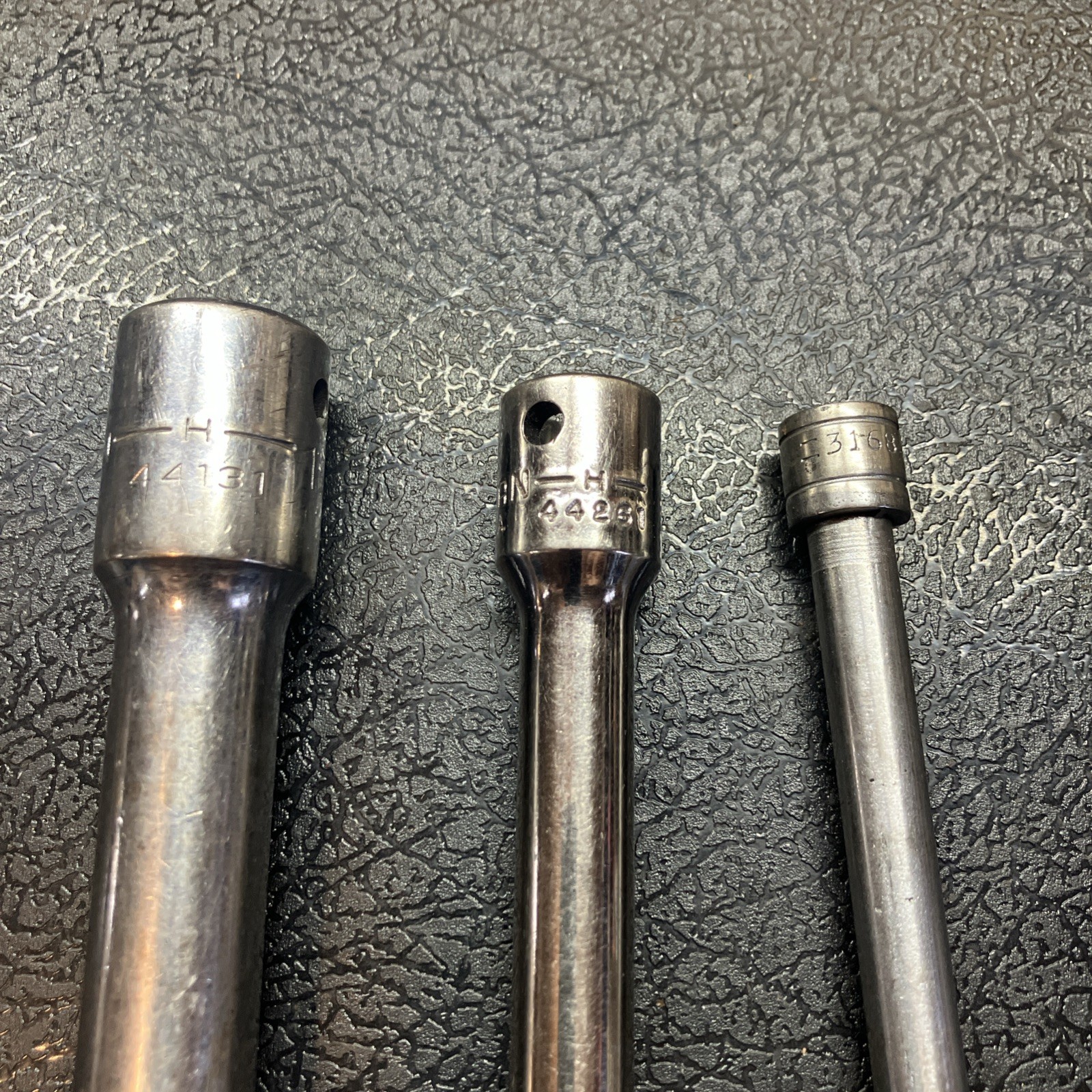 3- 6” Extensions 1/2”& 3/8” H Craftsman & 1/4”Walden Fair To Good Condition