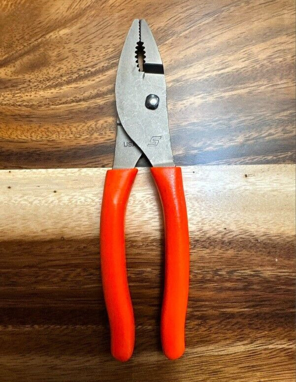 *NEW & UNUSED* Snap On 47ACF ORANGE – Combo Slip Joint Pliers FREE SHIP
