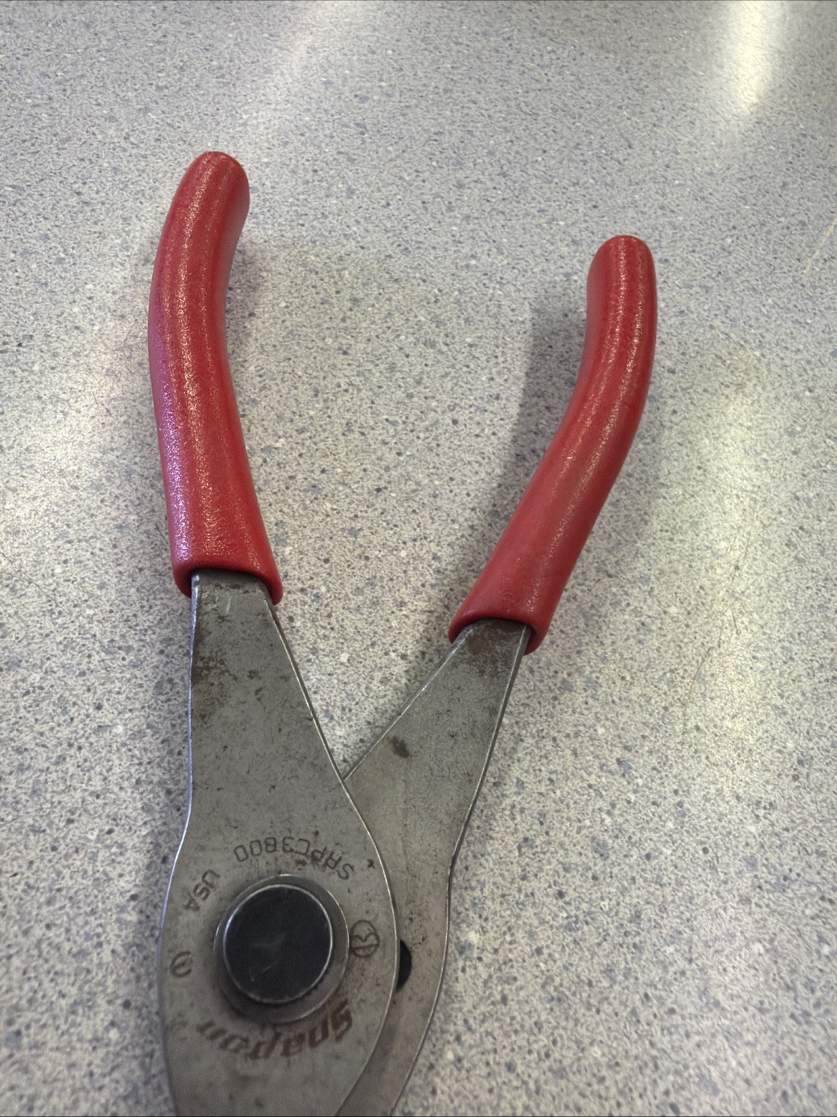 SNAP-ON SRPC380 INTERNAL/EXTERNAL SNAP RING PLIERS Red HANDLE FREE SHIPPING