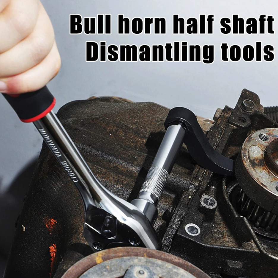 1pc Angle Type Half Axle Disassembly Tool Drive Pry Bar Adapter Repair – NEW