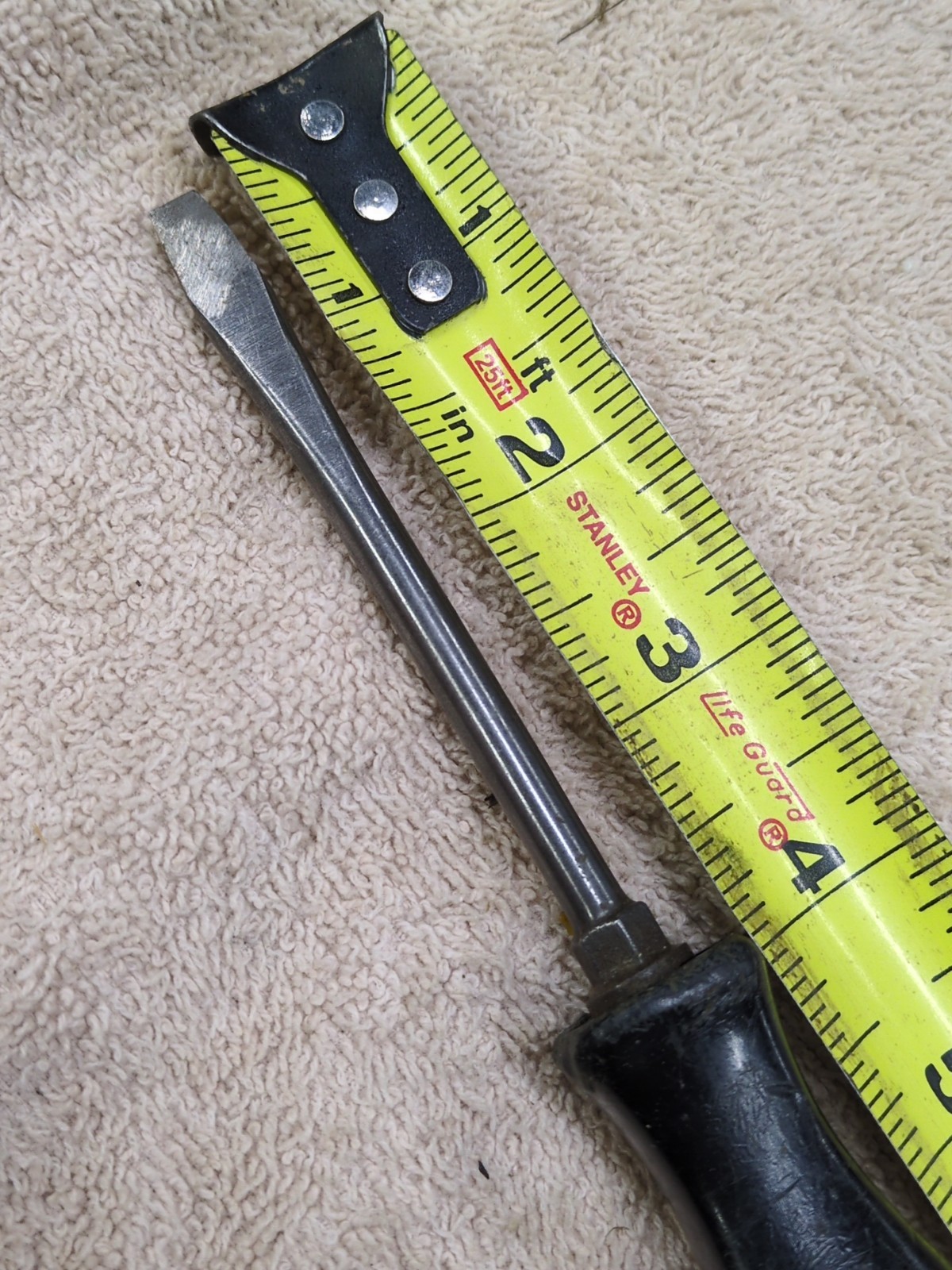 2- Snap-On Flat Slotted Screwdriver SSD4100 13.5 Inch Long & SSD4 7.5 Inch Long