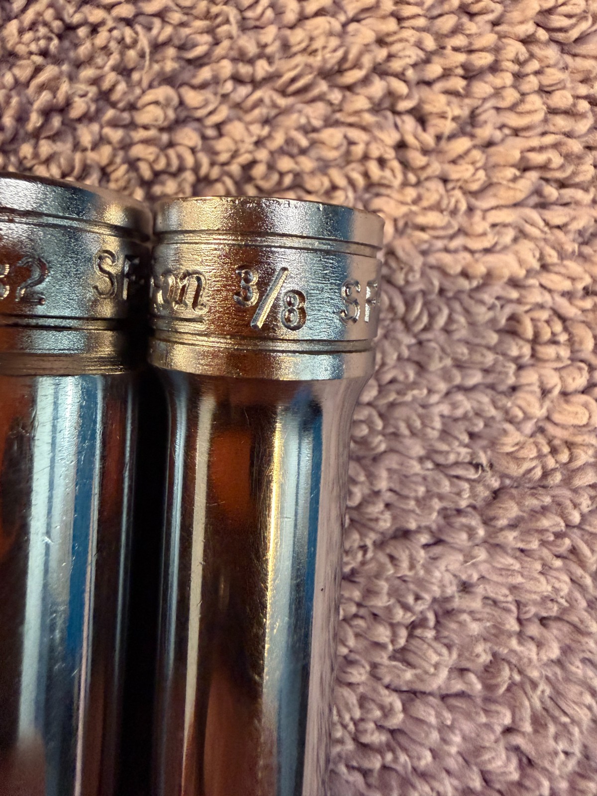 3 Snap-On Sockets 3/8″ Drive 12 Point SAE Deep 19/32 9/16 3/8 SF191 sf181 sf121