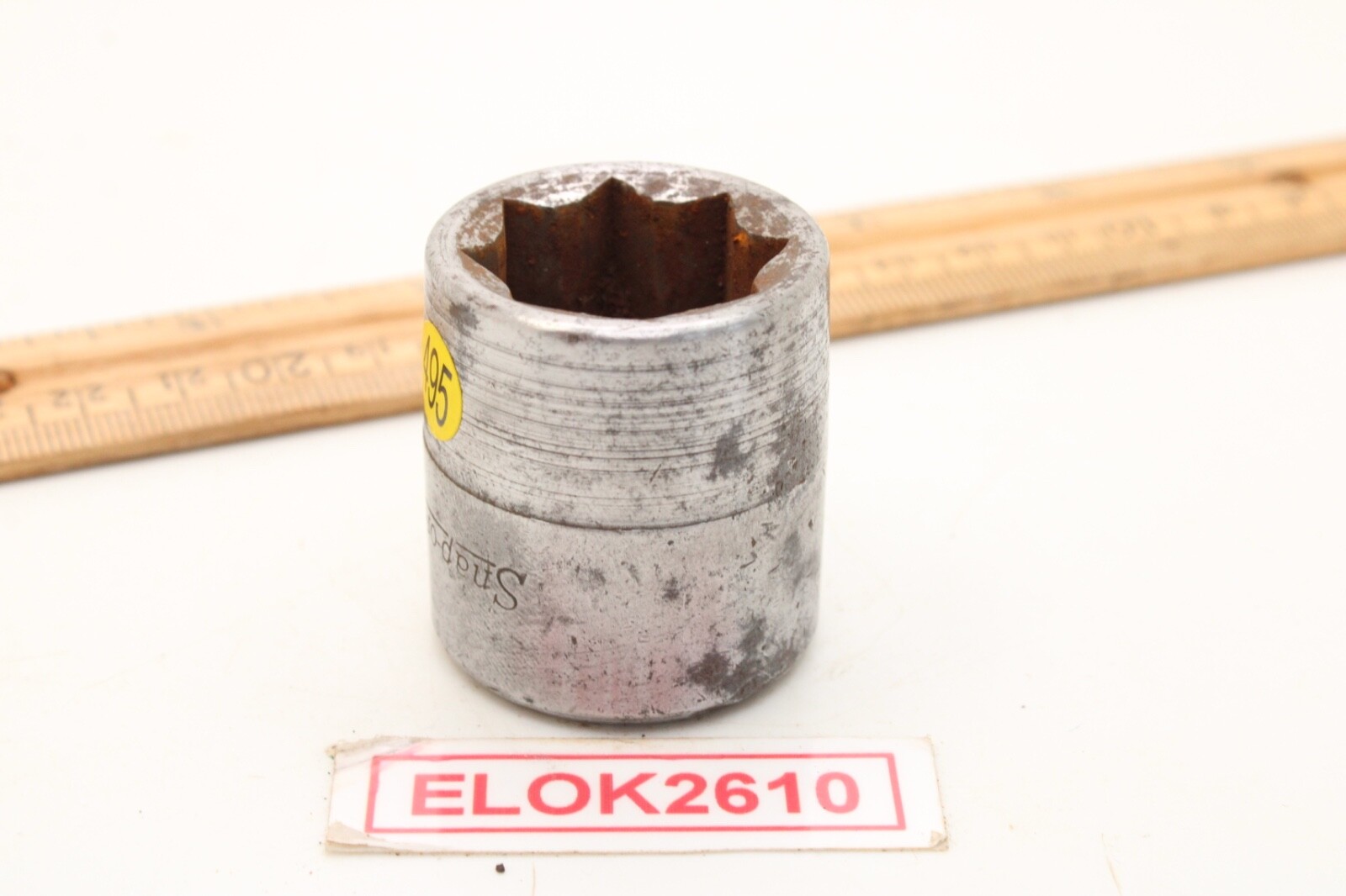 Snap-on Tools 424 1/2″ Drive 3/4″ 8 point Double Square Socket USA