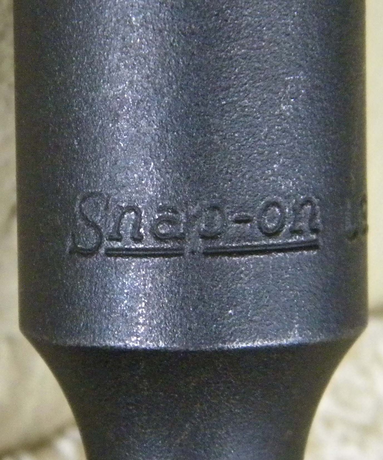 Vintage Snap-On USA CJ128A Slide Hammer Axle Puller Bearing Adapter Black Oxide