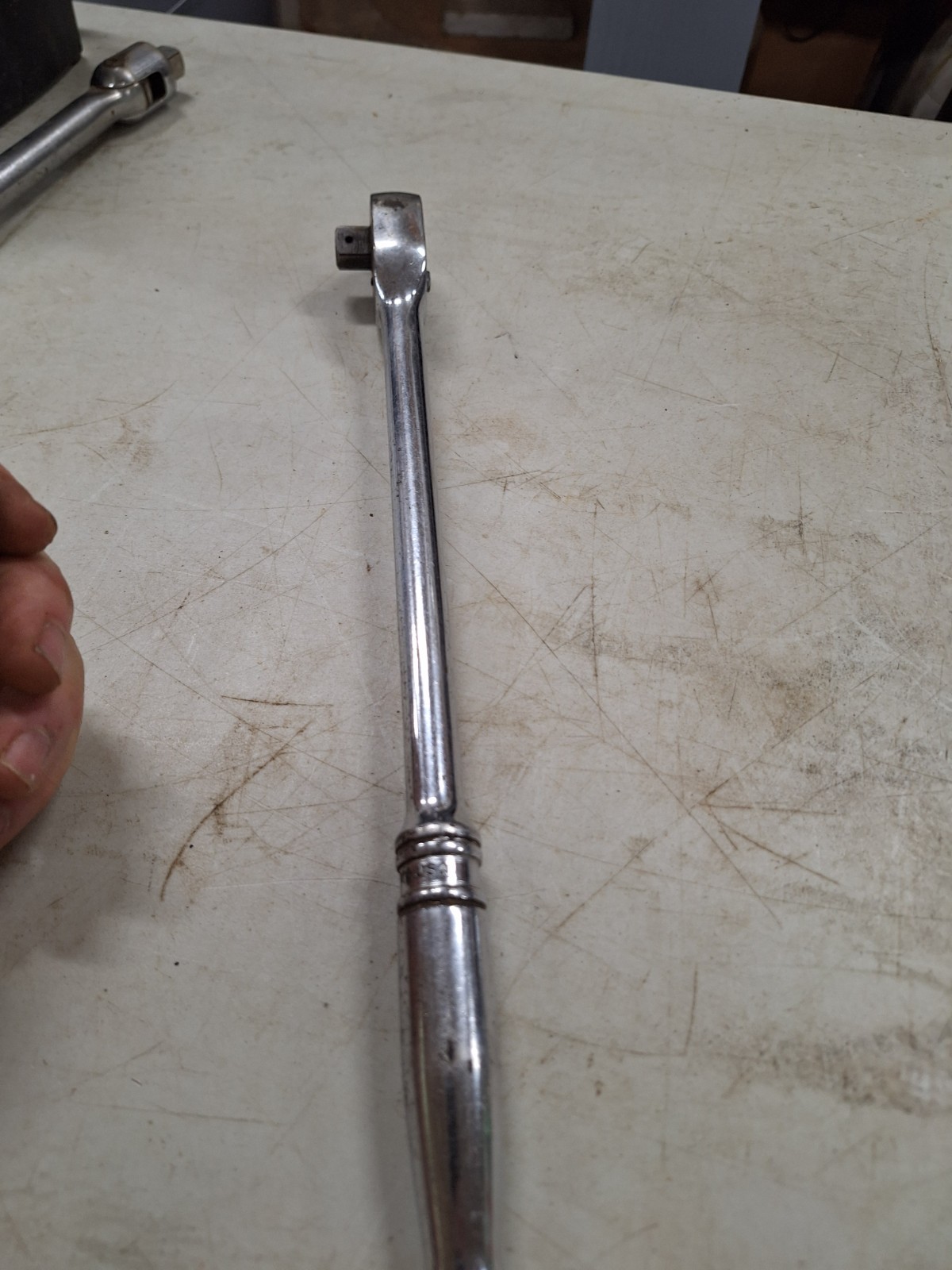Snap-on Tools SL715 1/2” Drive 15” Long Handle Ratchet Chrome USA