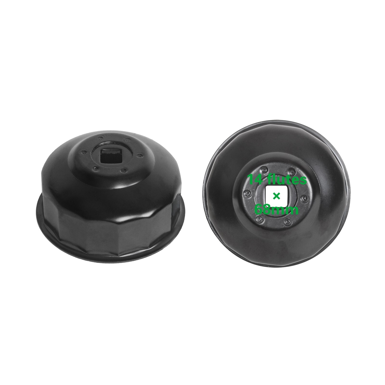 68MM Size 14 Flutes Universal Oil Filter Wrench Remover Cartridge Tool Iron