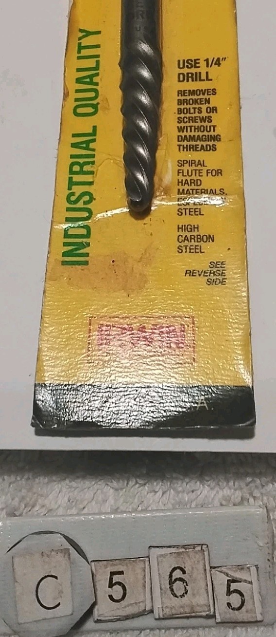 IRWIN-HANSON 53404 EX-4 #4 SPIRAL SCREW EXTRACTOR USA 🇺🇸