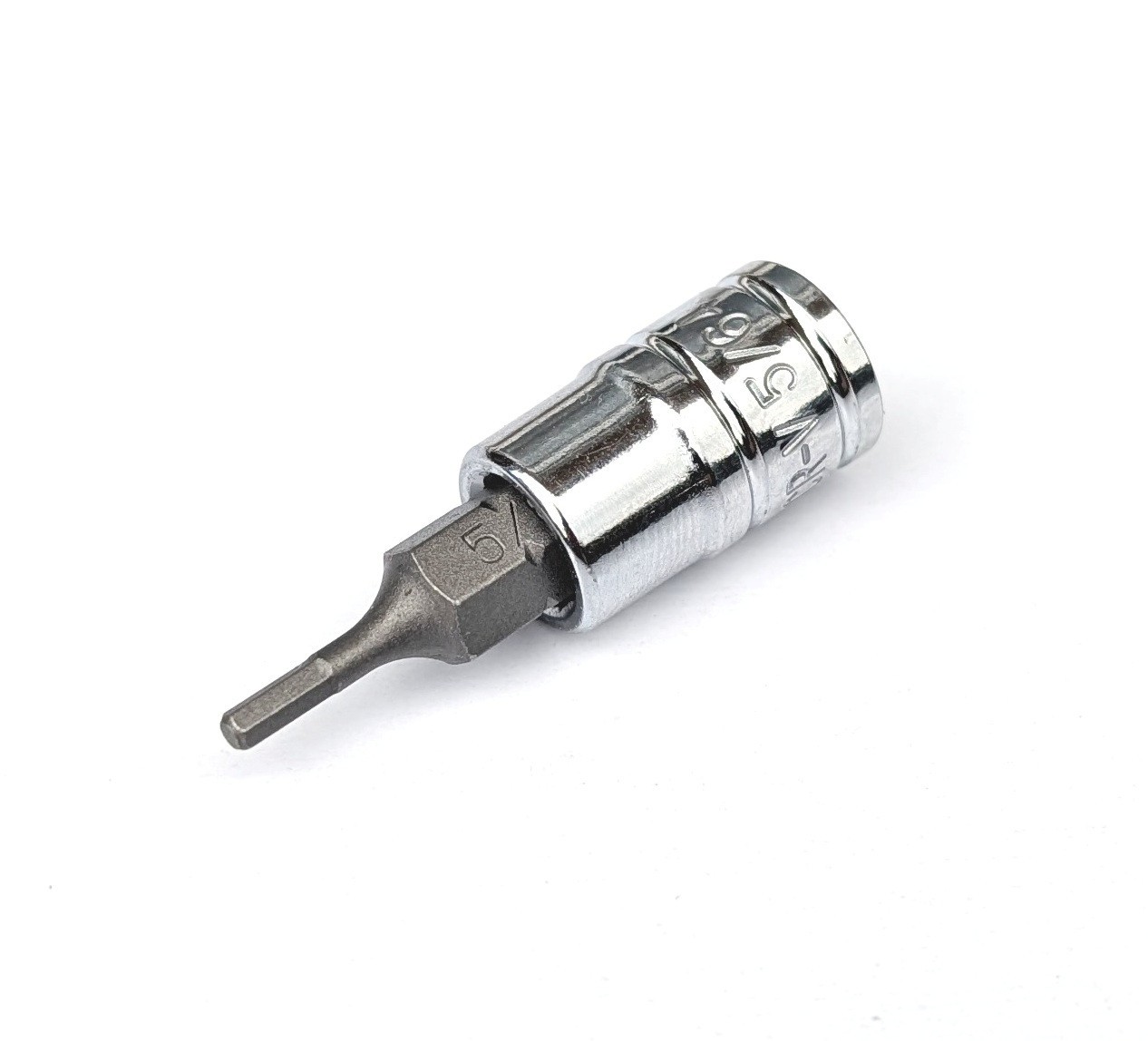 Lexivon 5/64″ SAE hex allen socket driver 1/4″ dr. drive polished CrV tool H5/64