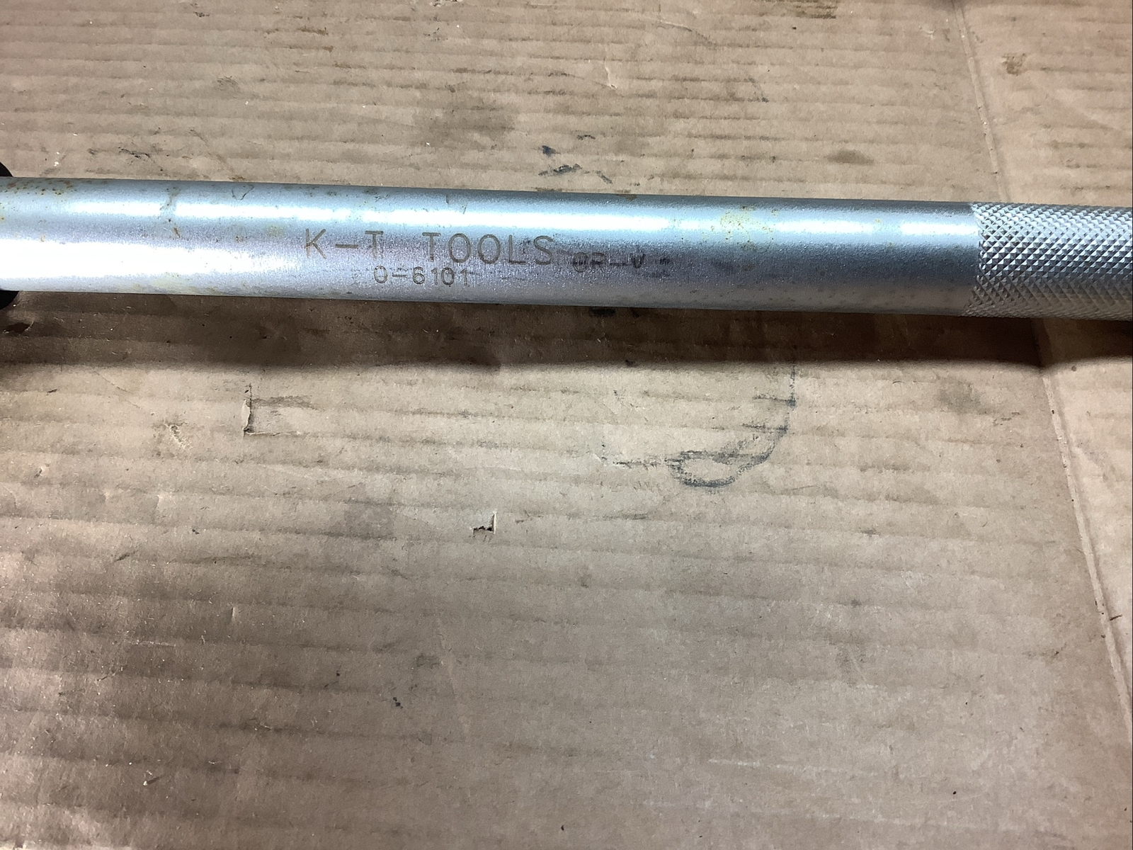 K-T Tools CR-V 0-6101 3/4″ Ratchet w/ 15 1/2″ Removable Handle