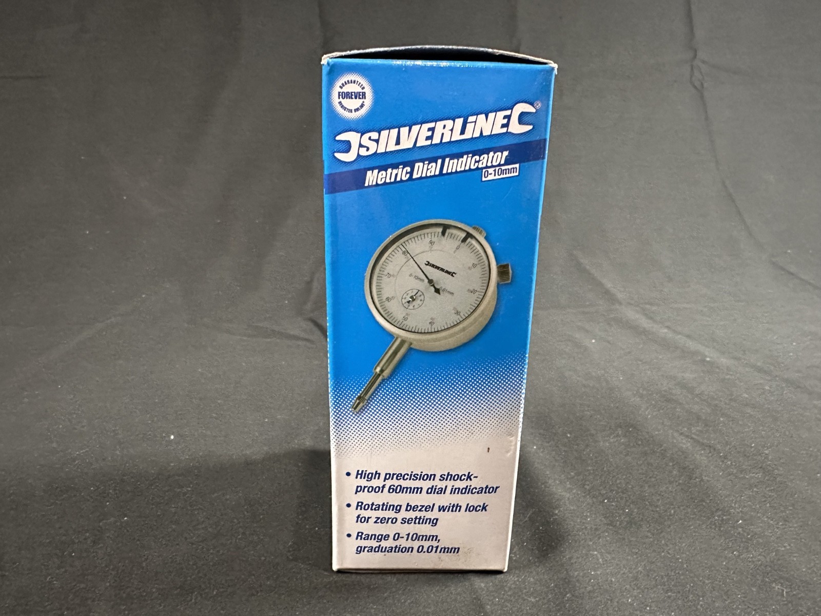 Metric Dial Indicator 0-10mm Silverline 196521 Boxed