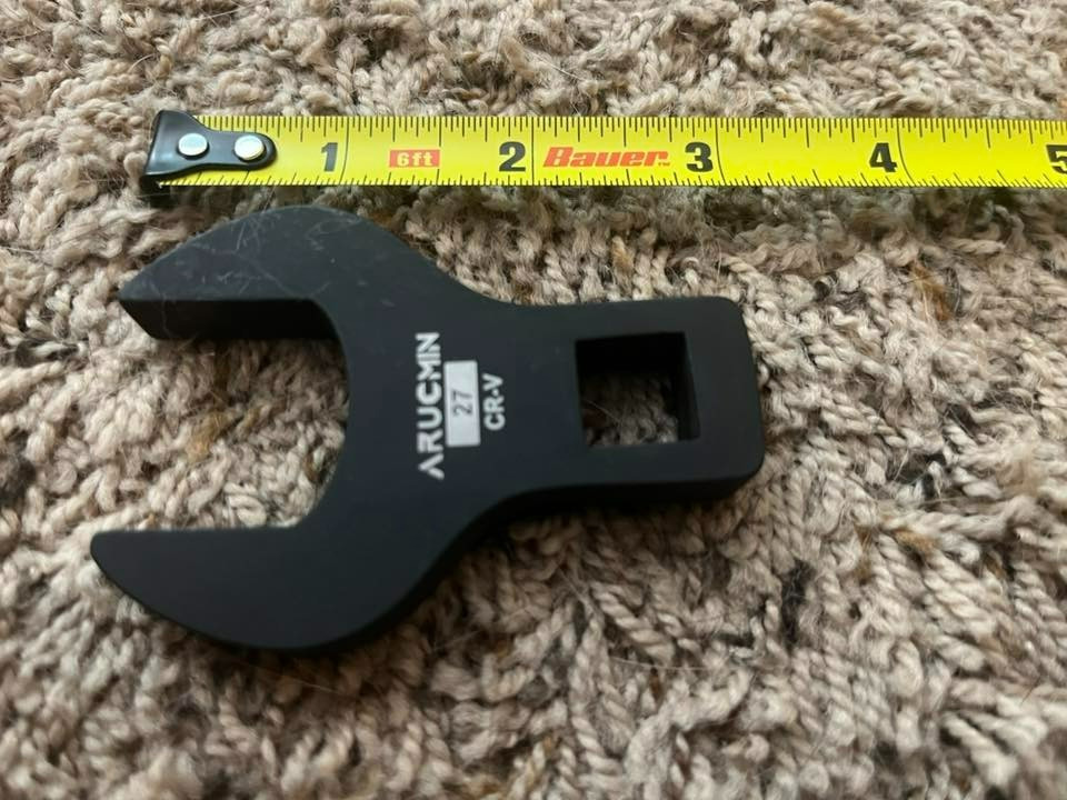 Arucmin Tools 27mm Metric Jumbo Crowfoot Socket Wrench, 1/2″ Drive, BRAND NEW!