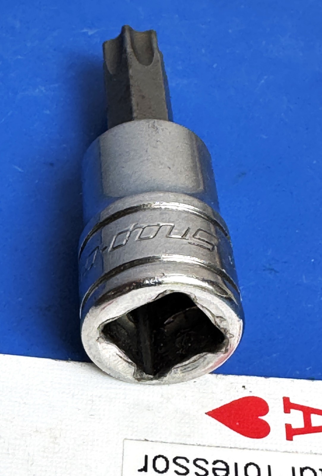 Snap-on USA 3/8″ Drive T50 standard Torx Driver Socket wrench FTX50E New bit