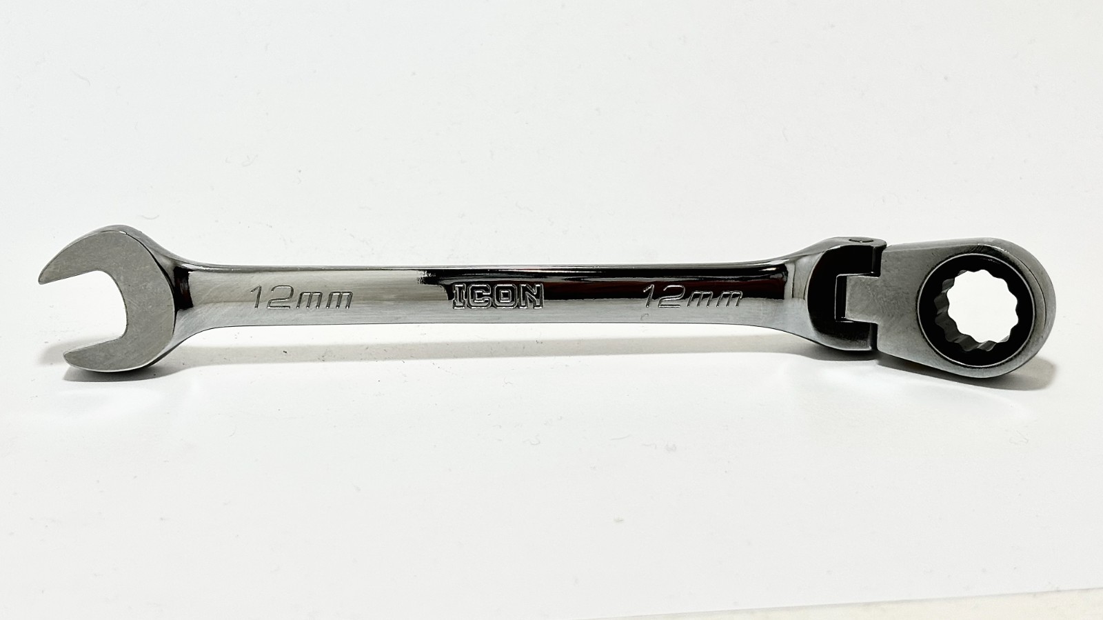 NEW ICON 12MM FLEX HEAD RATCHETING WRENCH WRFM12 METRIC 12 POINT FAST SHIPPING