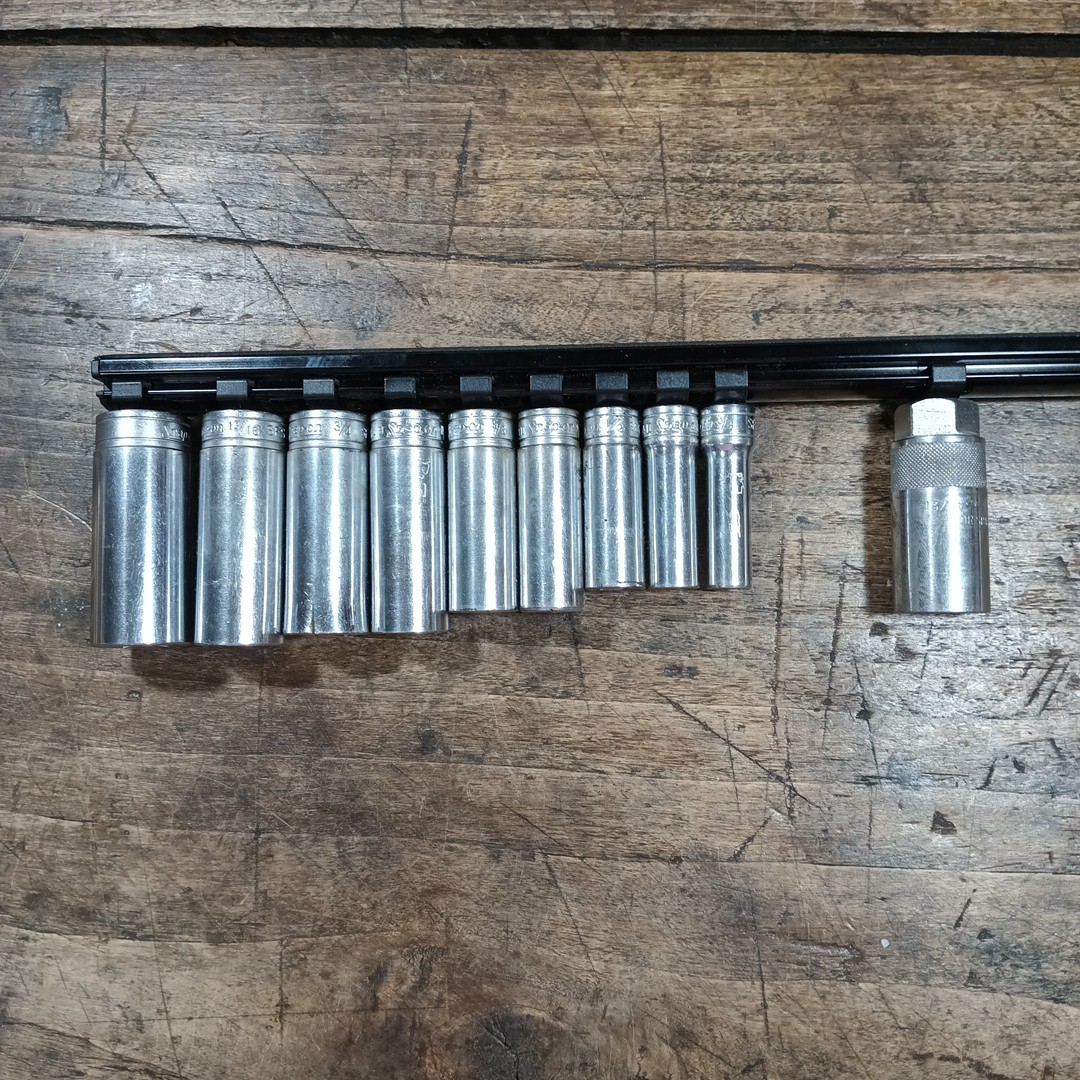 Snap On Deep Socket Set 6 pt SFS281 261 241 221 201 181 161 141 121 3/8 Drive
