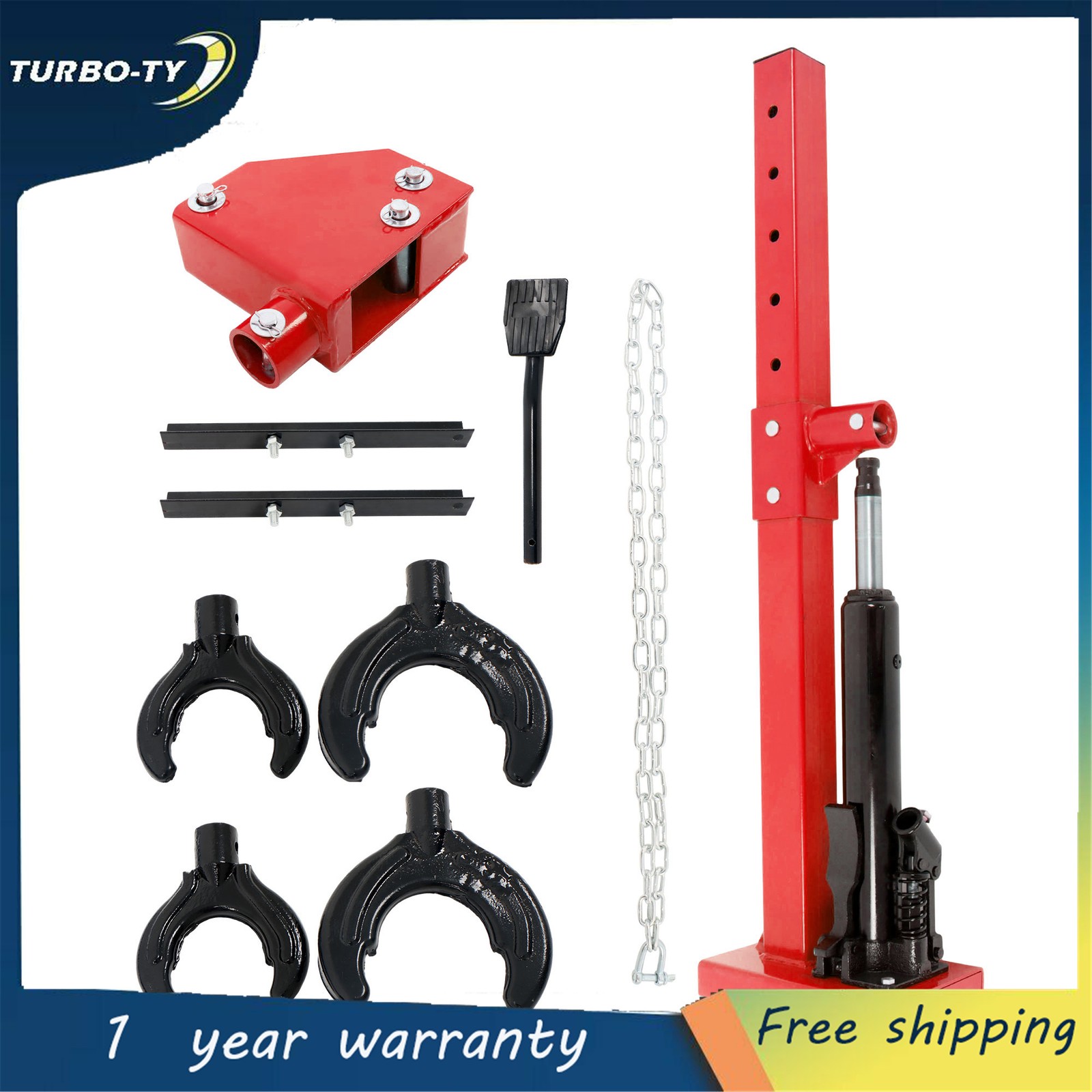 Red 4.5Ton Strut Spring Compressor Hydraulic Jack Coil Spring Compressor Tool