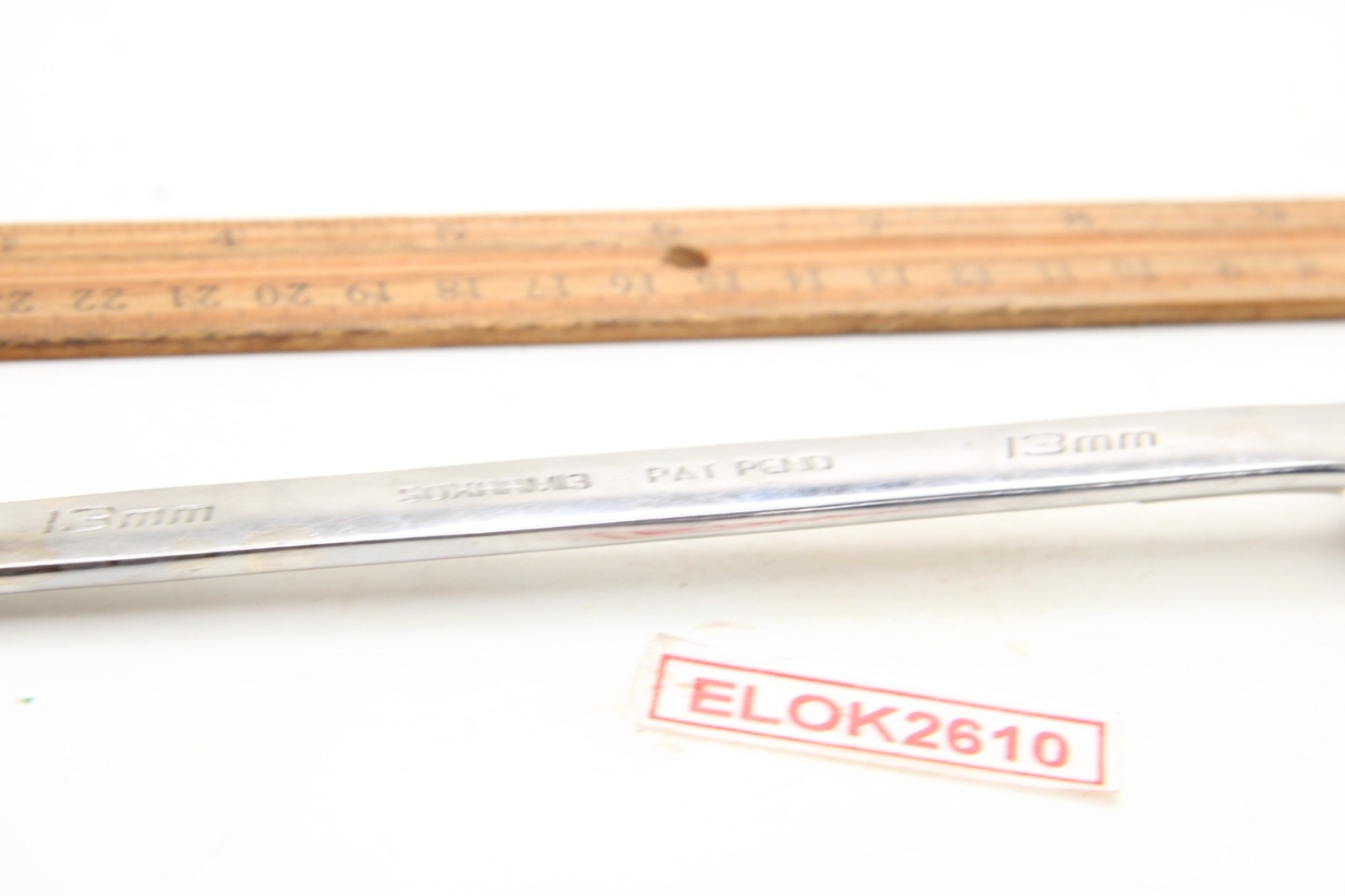 Snap-on SOXRRM13 13mm 12 Point Metric Ratcheting Combination Wrench 8.5″ USA