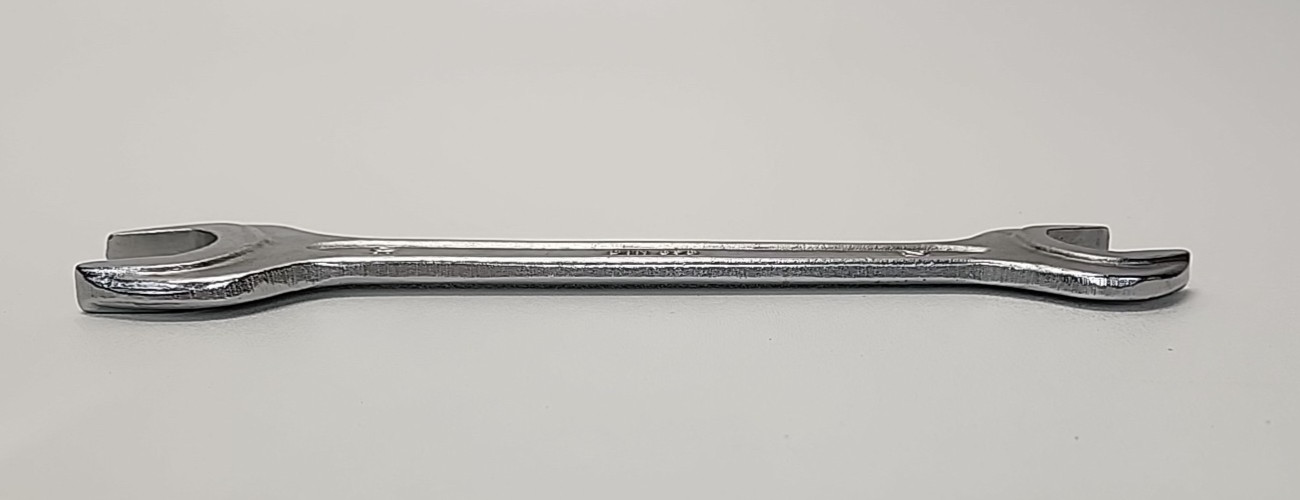 DIN 895 Metric Double Open End Wrench 27mm x 30mm Chrom-Vanadium Good Used Cond