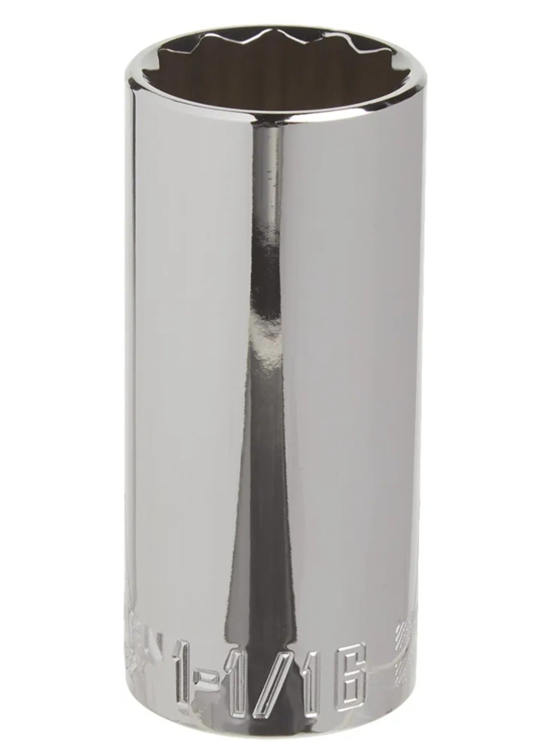 Craftsman 1-1/16 in. X 1/2 in. drive SAE 12 Point Deep Deep Socket