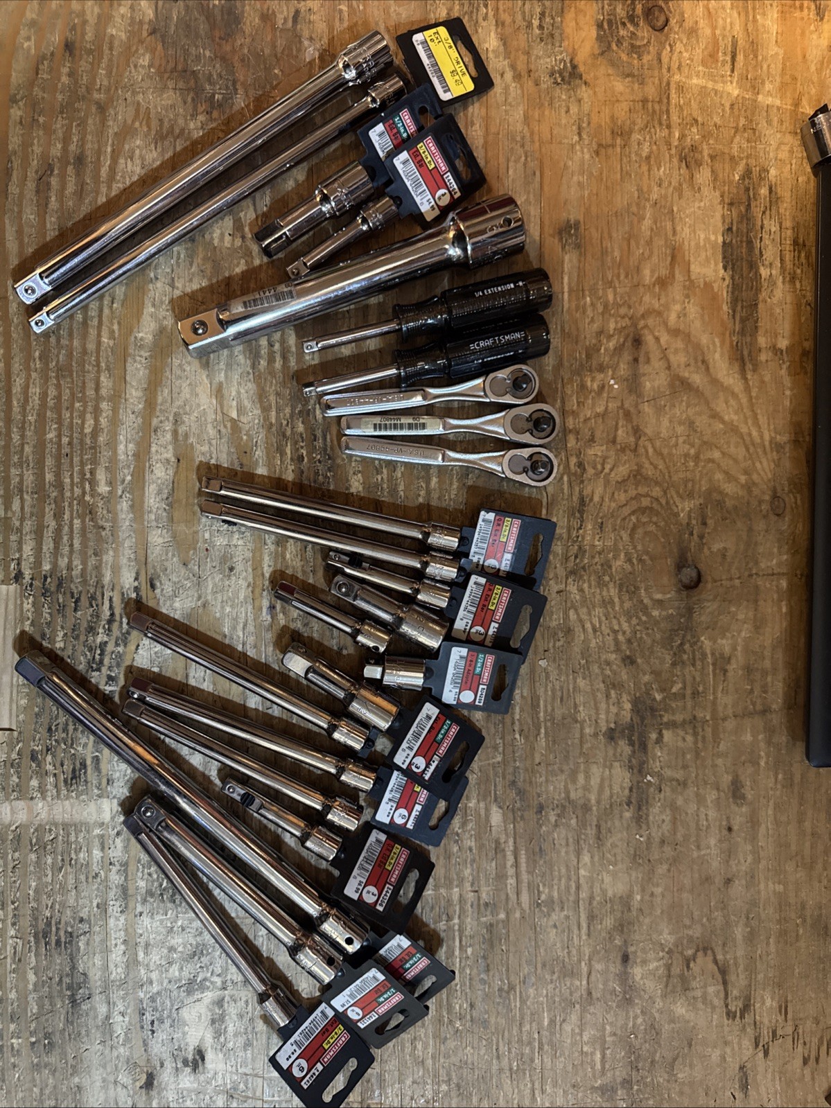 Assorted Craftsman Drive Extension and Adaptors