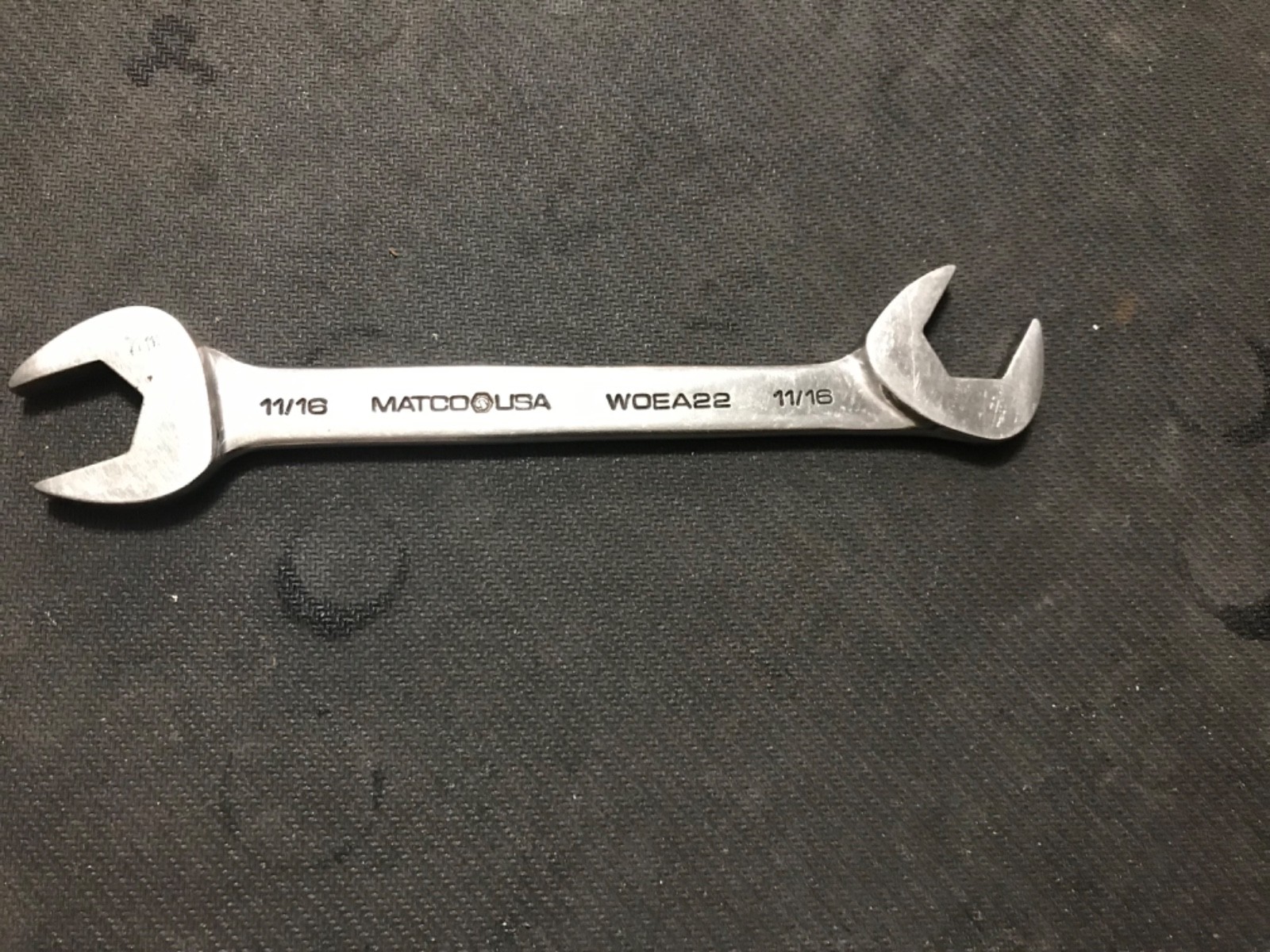 Matco Tools 4 Way Angle Open End 11/16″ Wrench WOEA22 USA