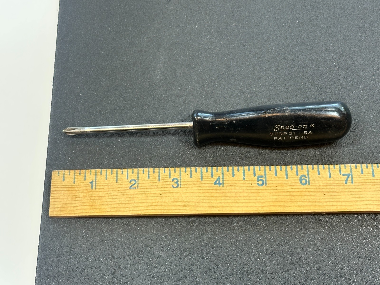 🇺🇸Snap-On USA STDP31 No. 1 Phillips Screwdriver #1 Triangle Black Hard Handle