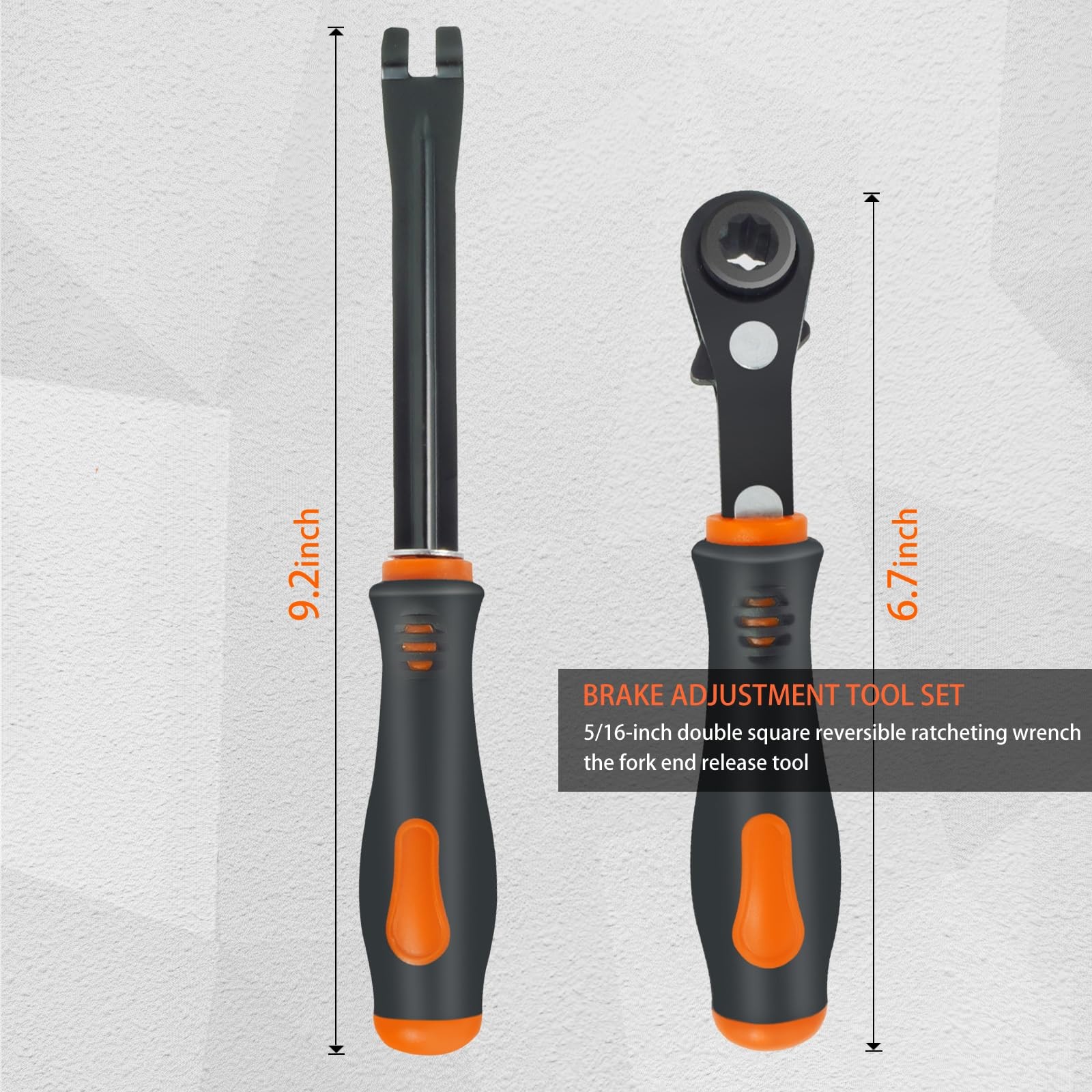 2 PCS Slack Adjuster Tools, 5/16» Ratcheting Wrench Automatic Slack Adjuster